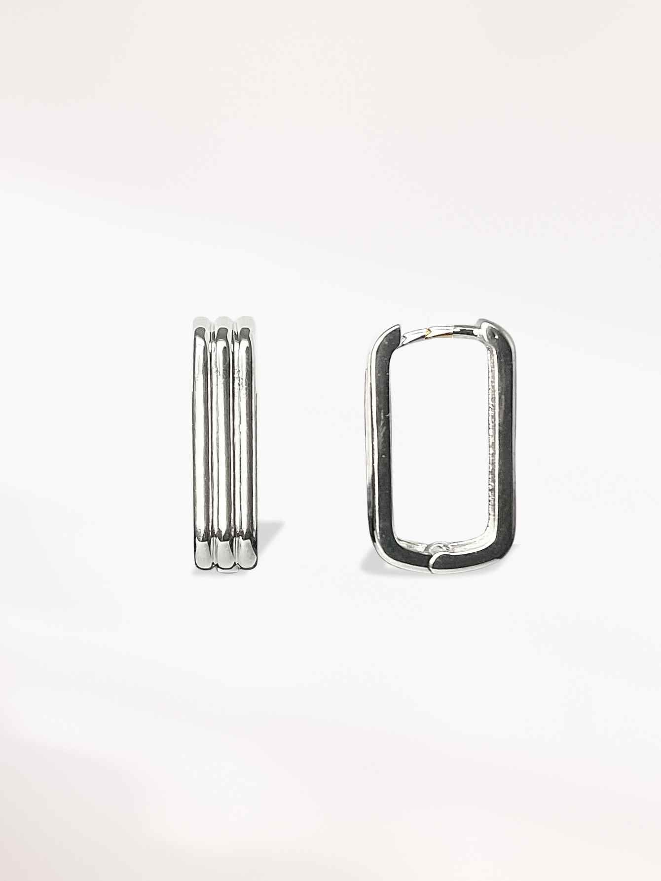 Silver Hoop Earrings