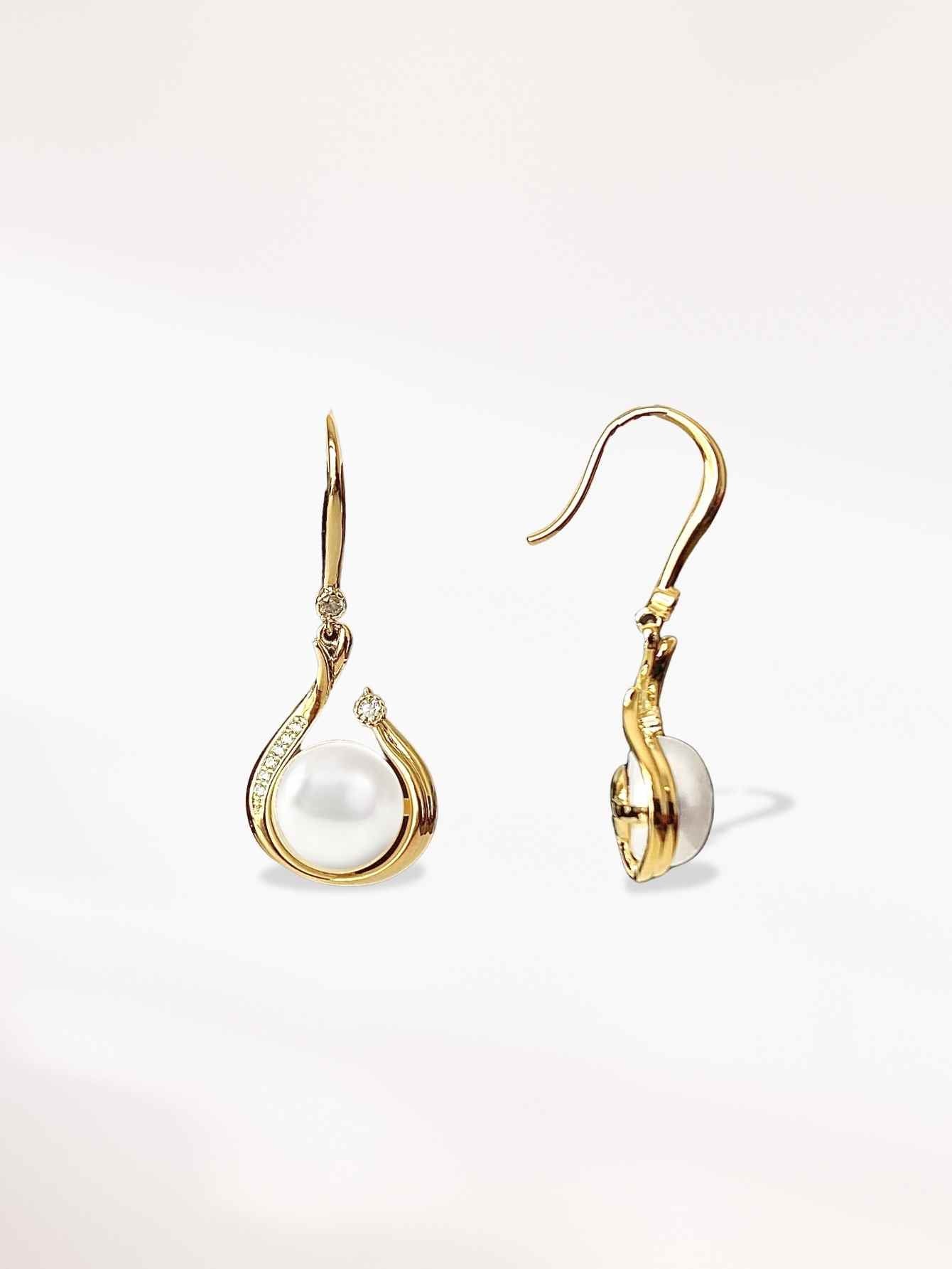 Shell Pearl Earrings