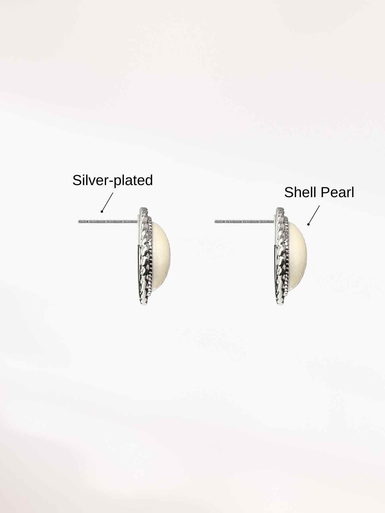 Shell Pearl Earrings