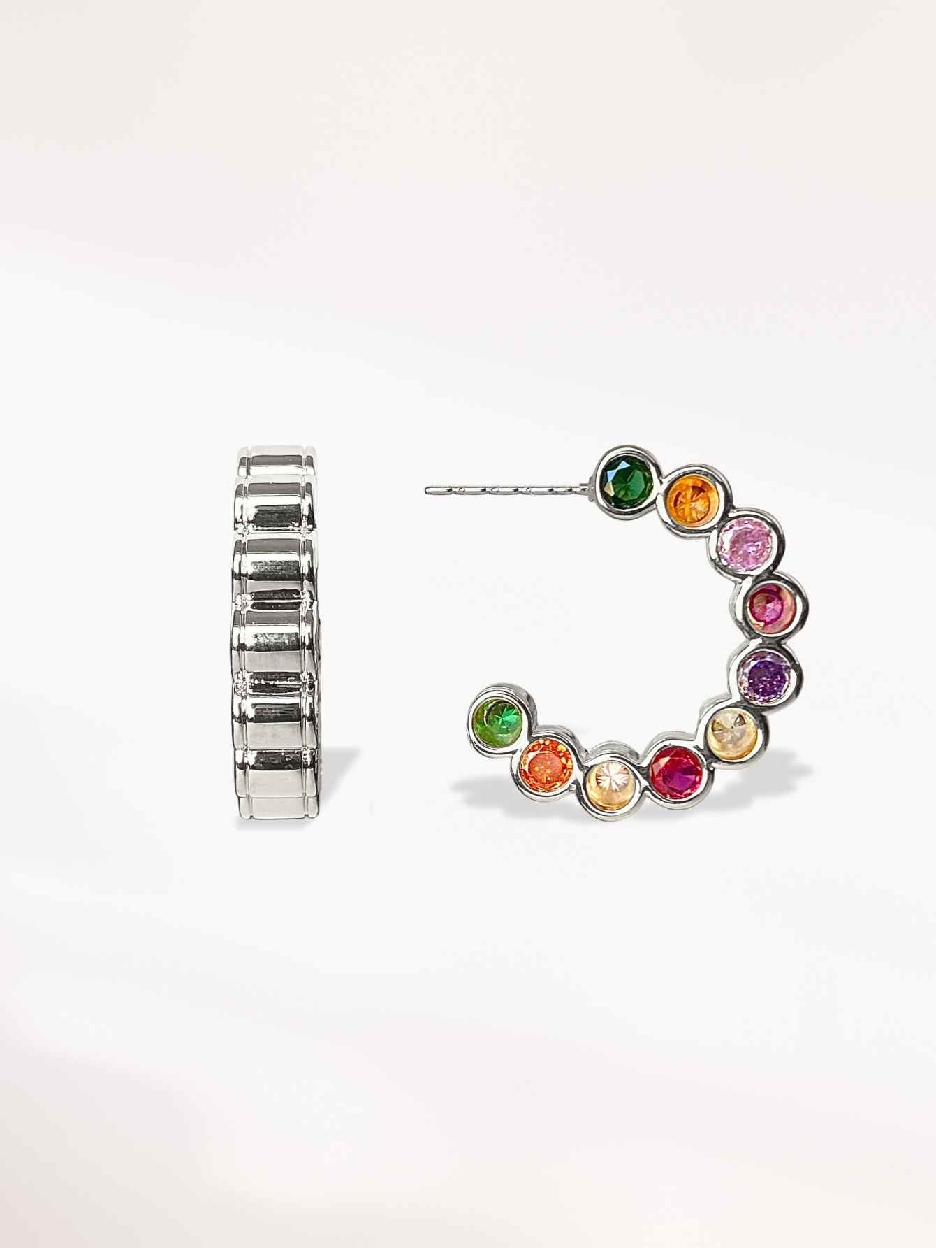Silver Hoop Earrings