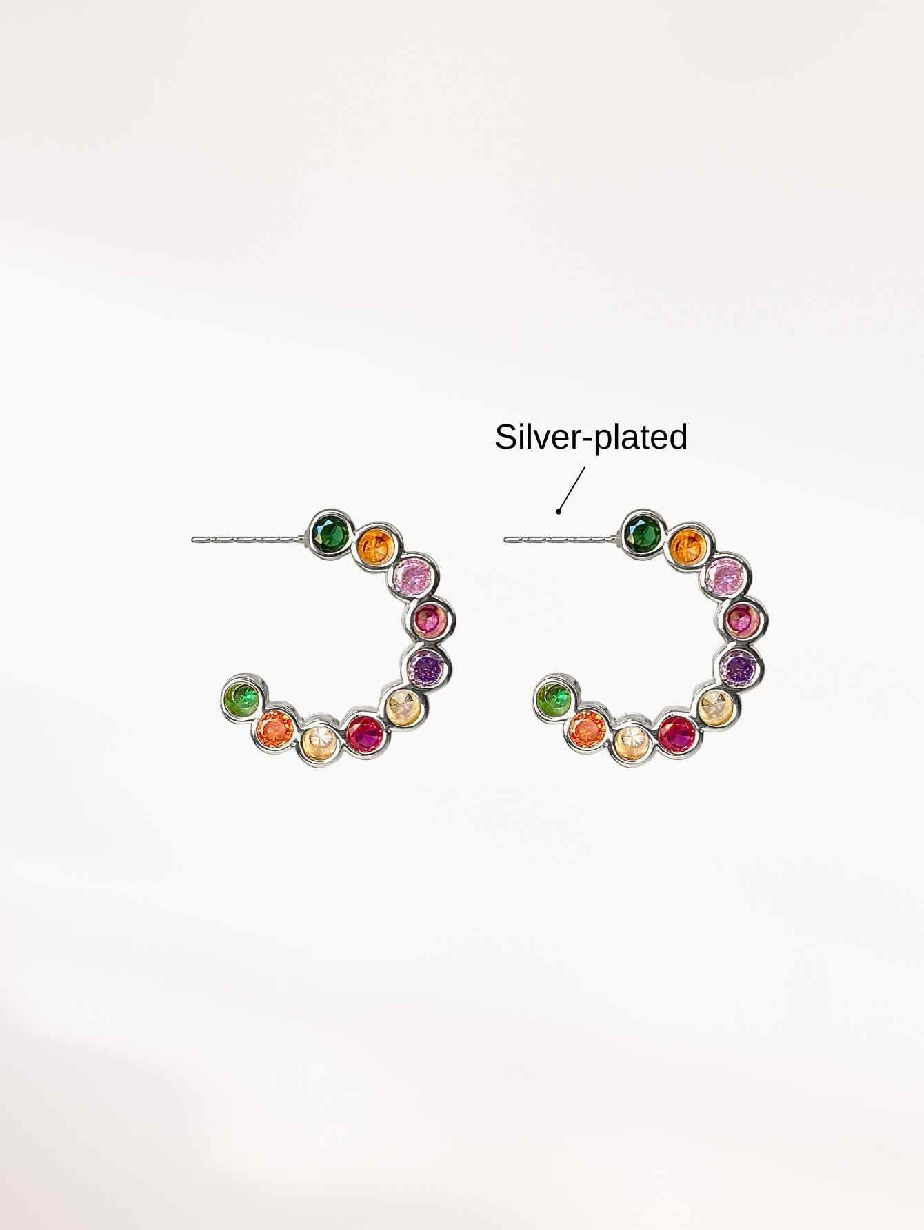 Silver Hoop Earrings