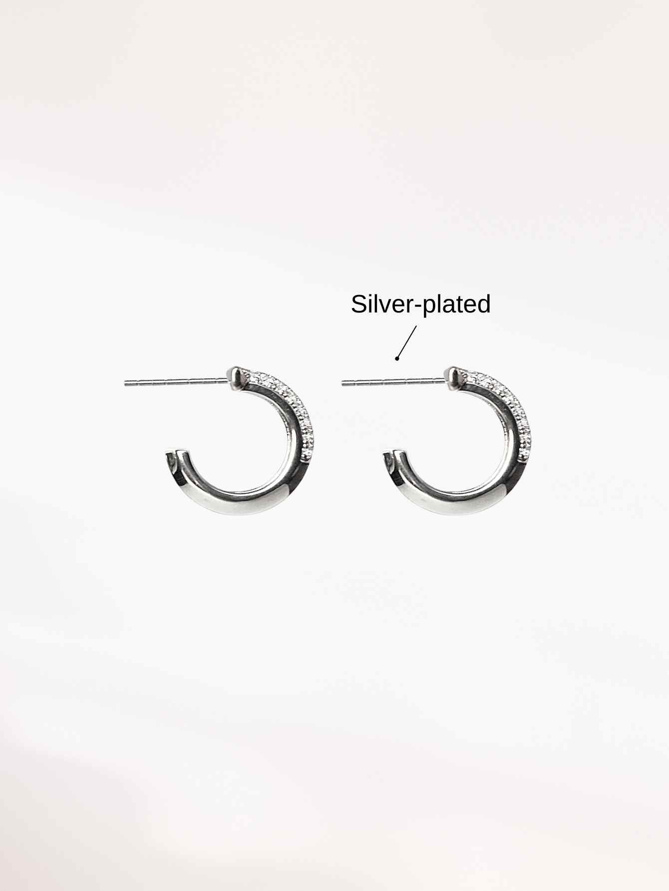 Silver Hoop Earrings
