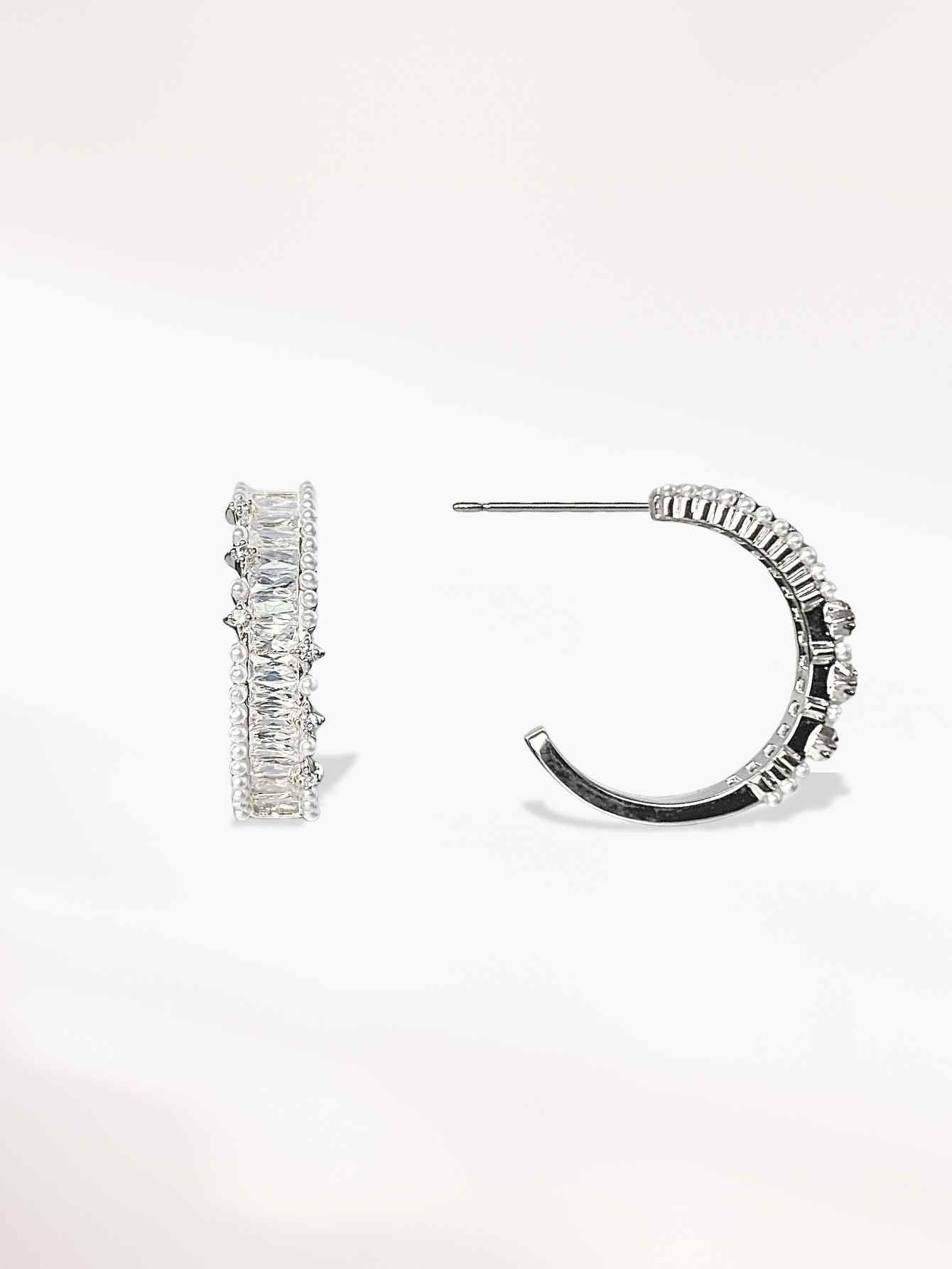 Silver Hoop Earrings