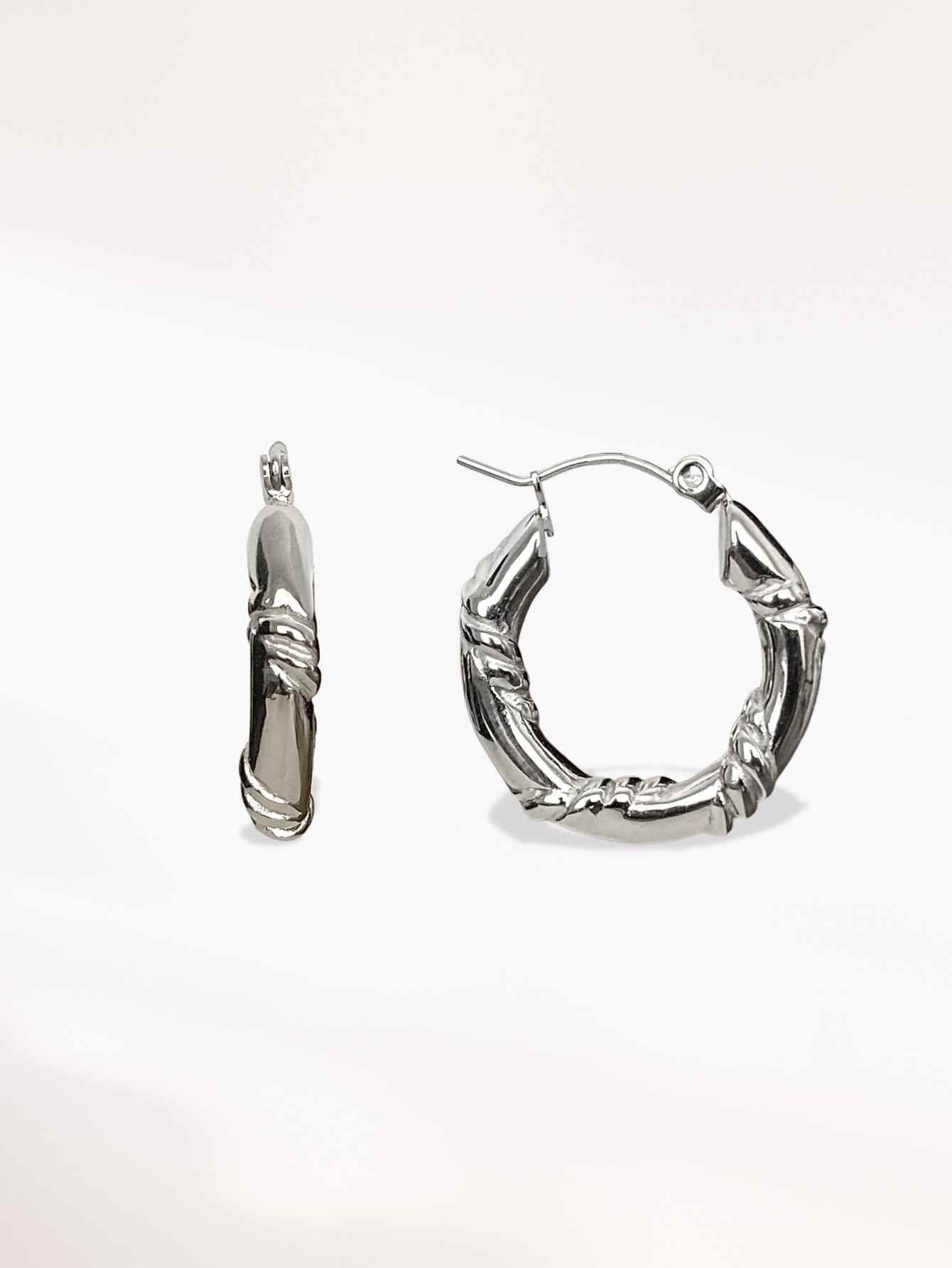 Silver Hoop Earrings