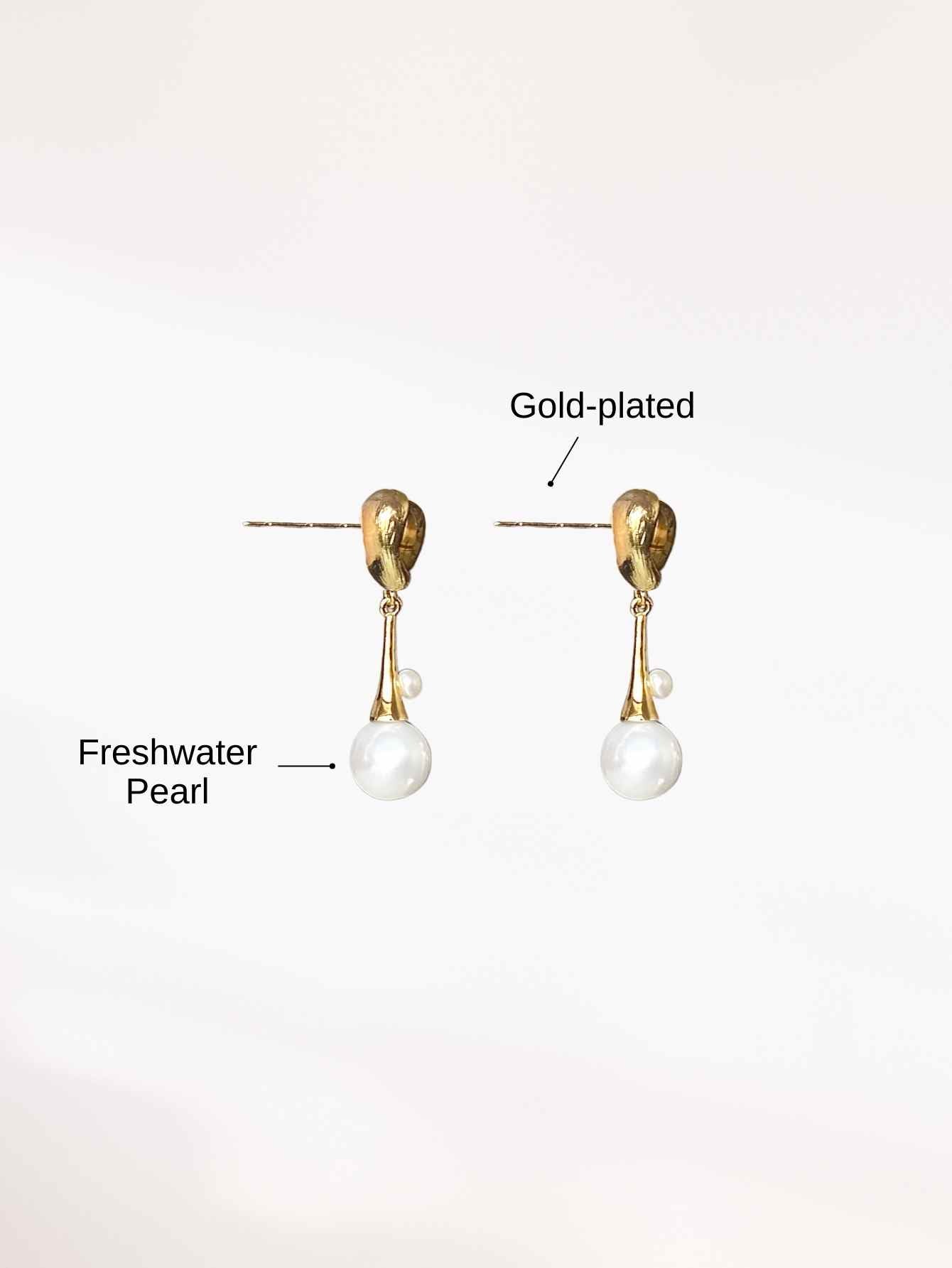 Freshwater Pearl & Agate Earrings