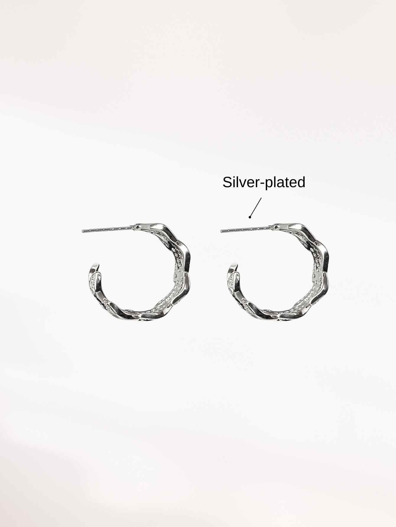 Silver Hoop Earrings