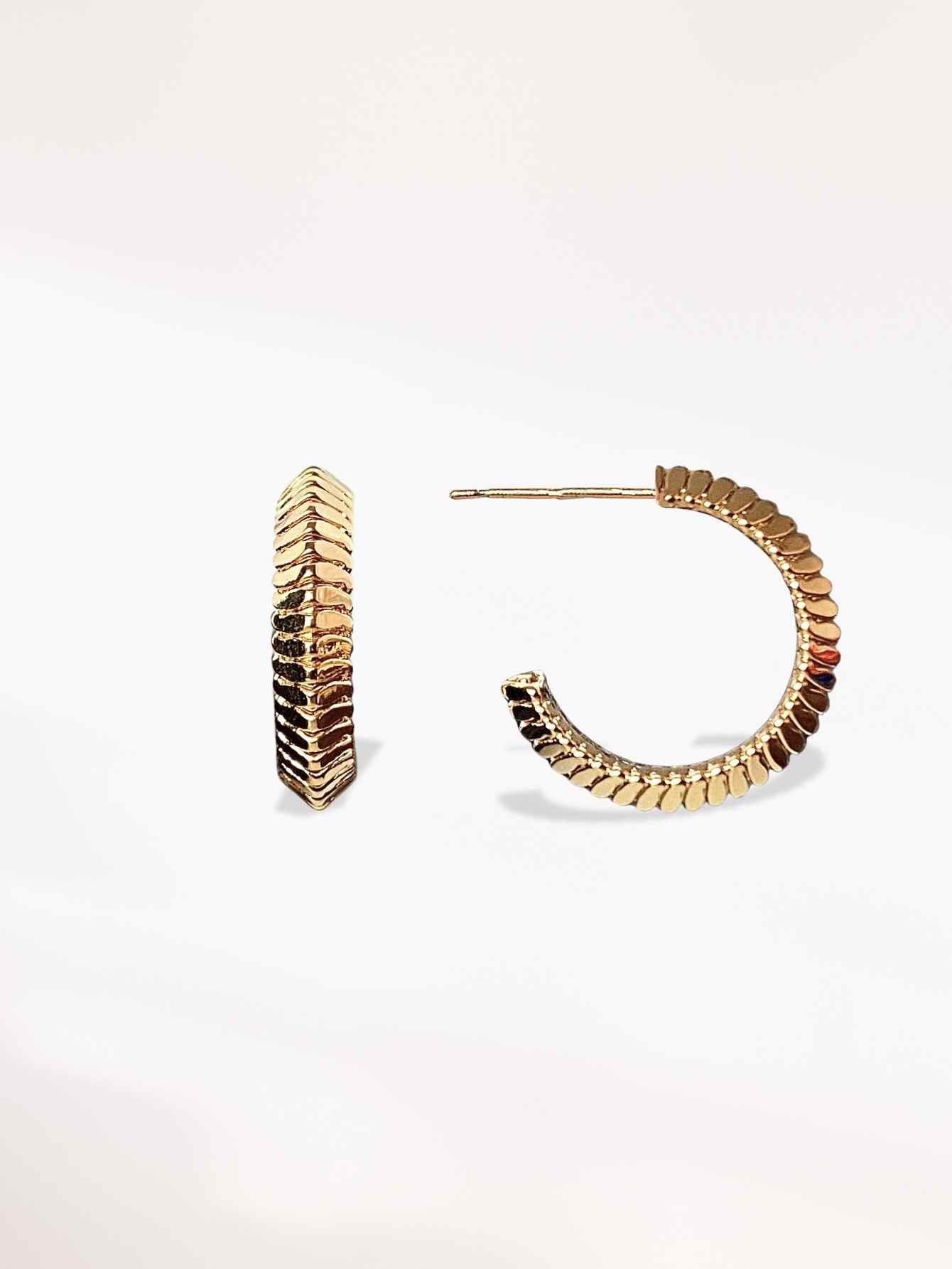 Gold Hoop Earrings