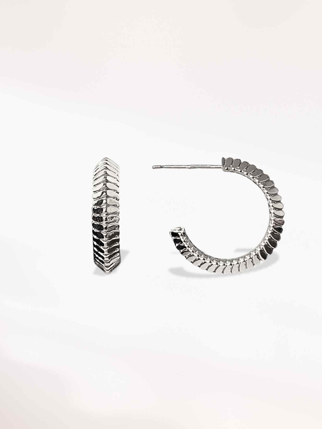 Silver Hoop Earrings