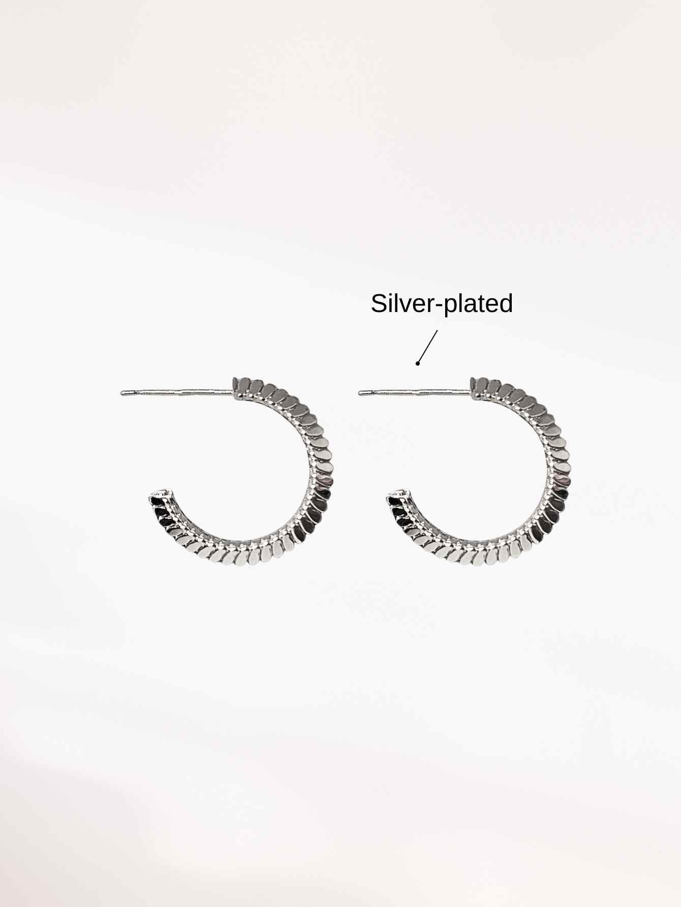 Silver Hoop Earrings