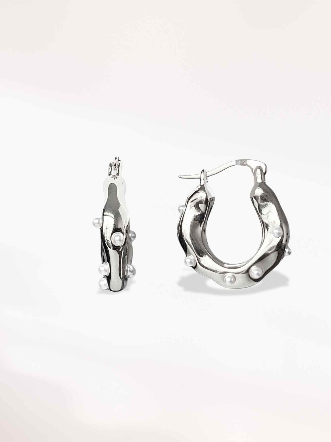 Silver Hoop Earrings