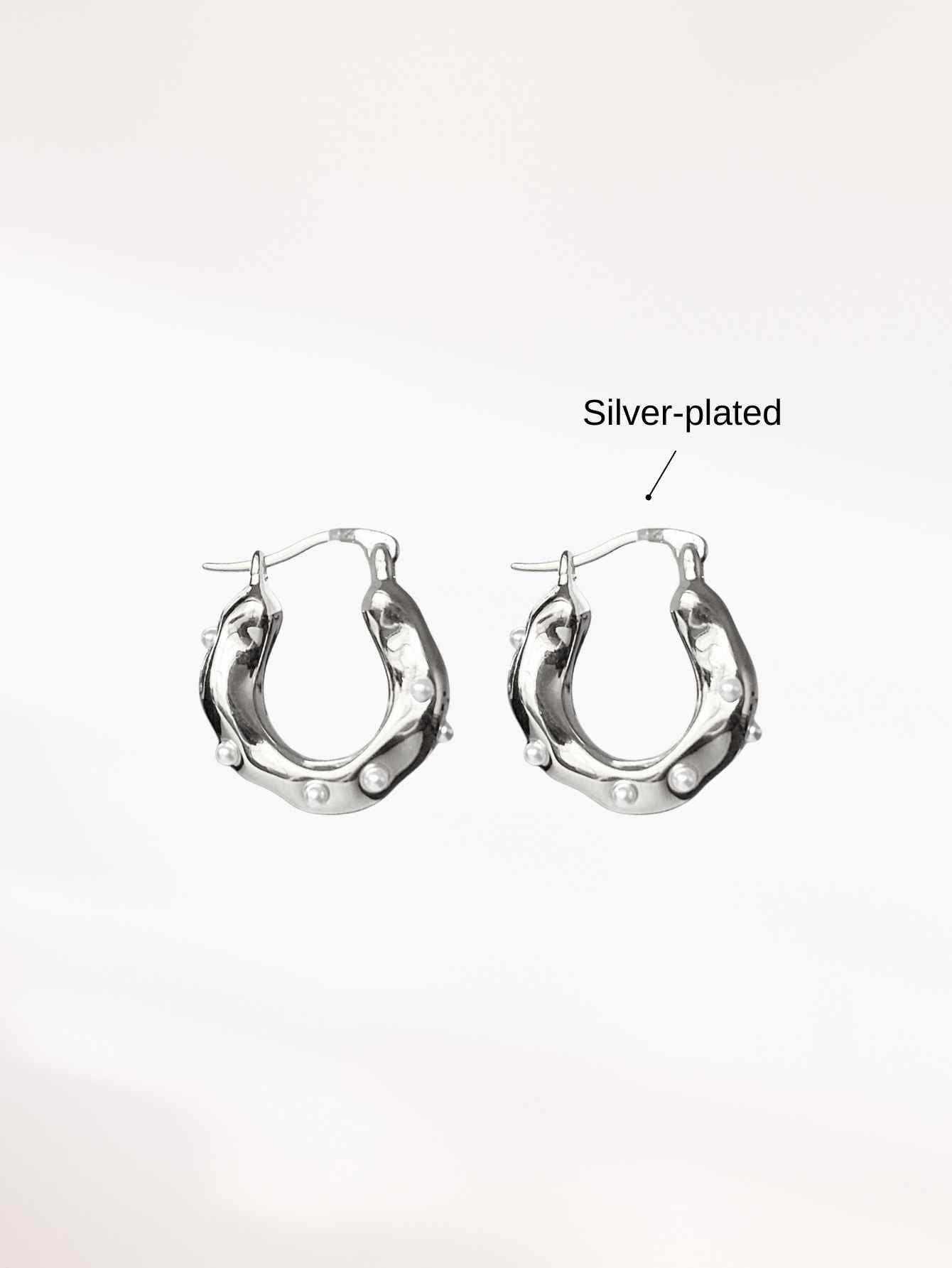 Silver Hoop Earrings