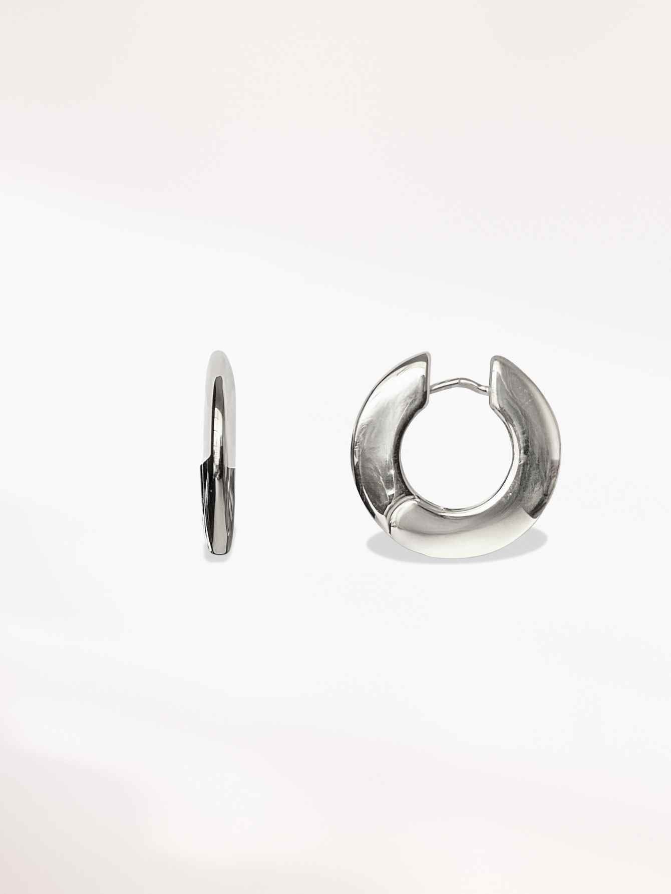 Silver Hoop Earrings