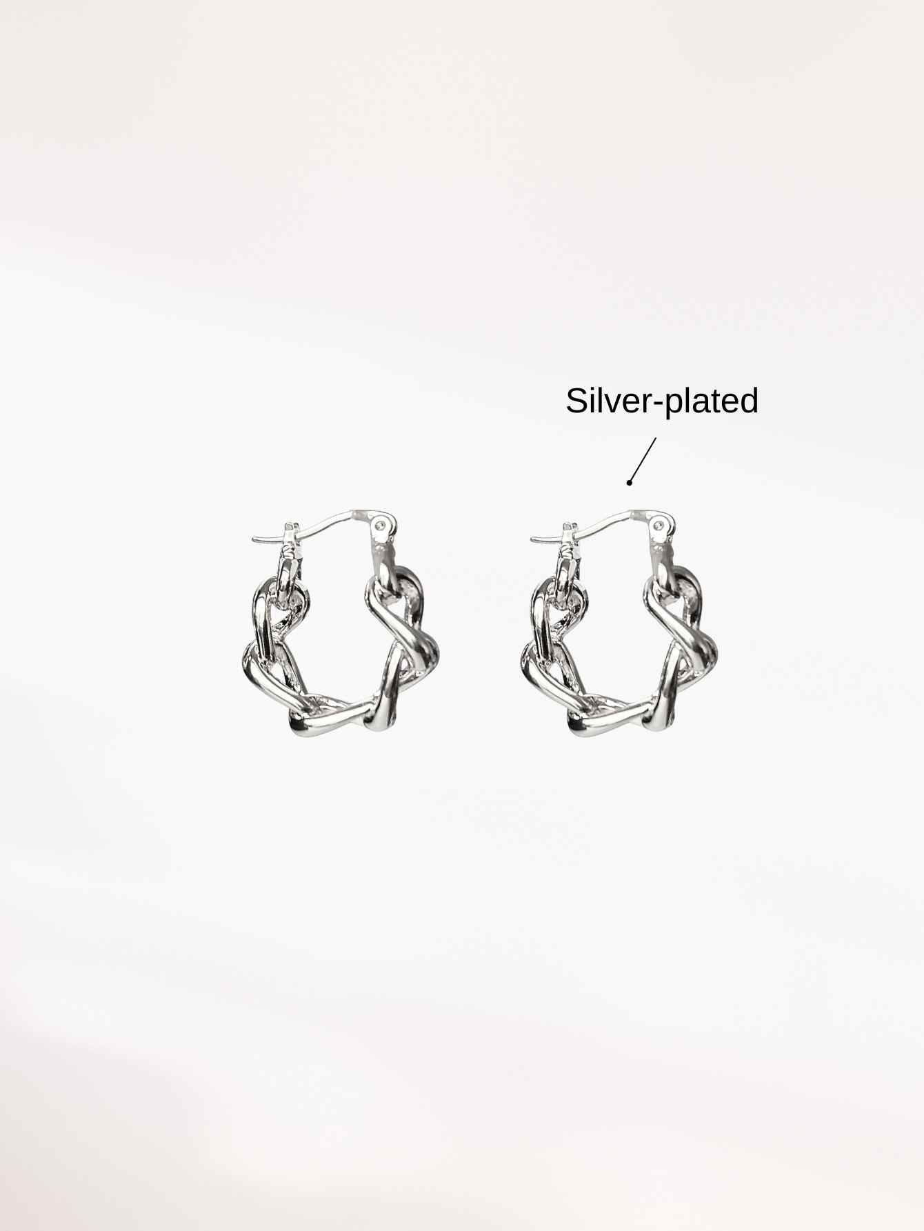 Silver Hoop Earrings