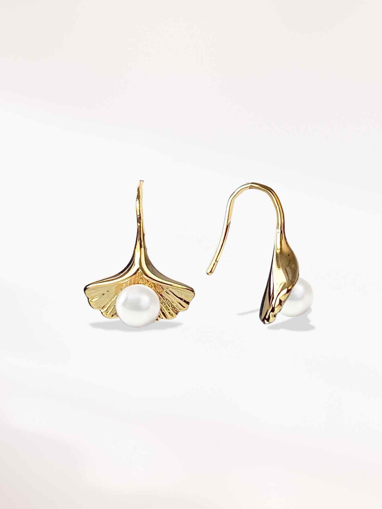 Shell Pearl Earrings
