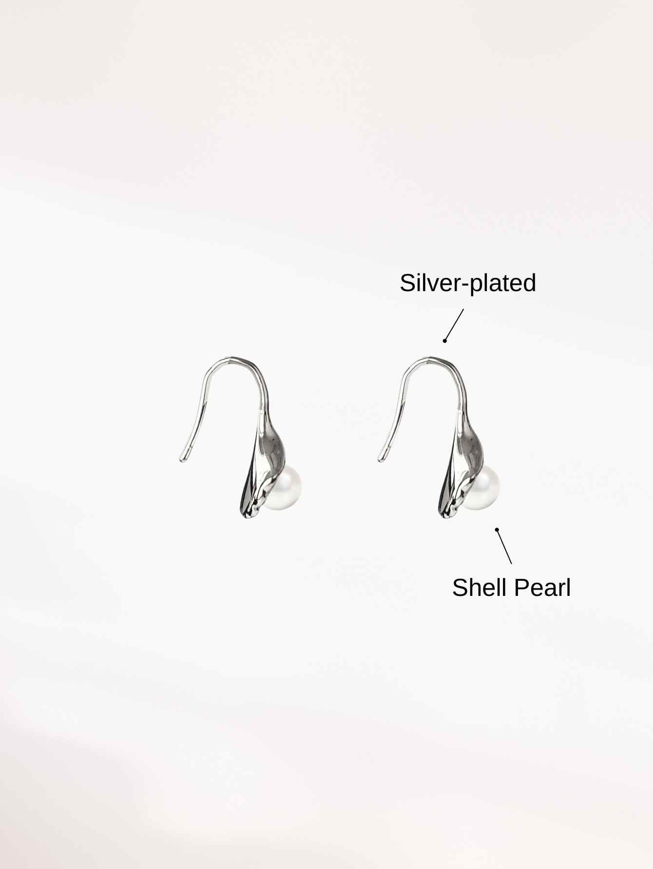 Shell Pearl Earrings