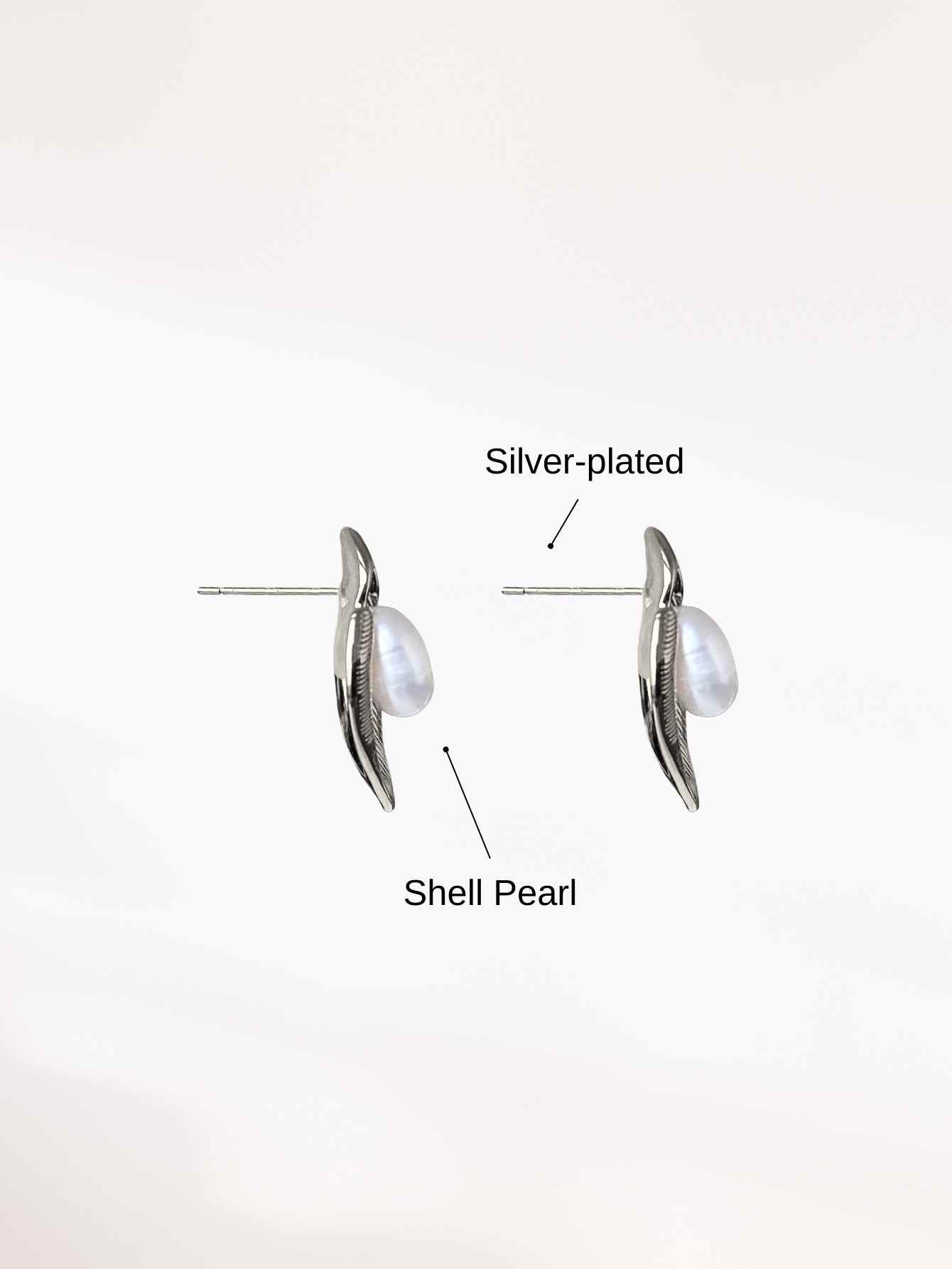 Shell Pearl Earrings