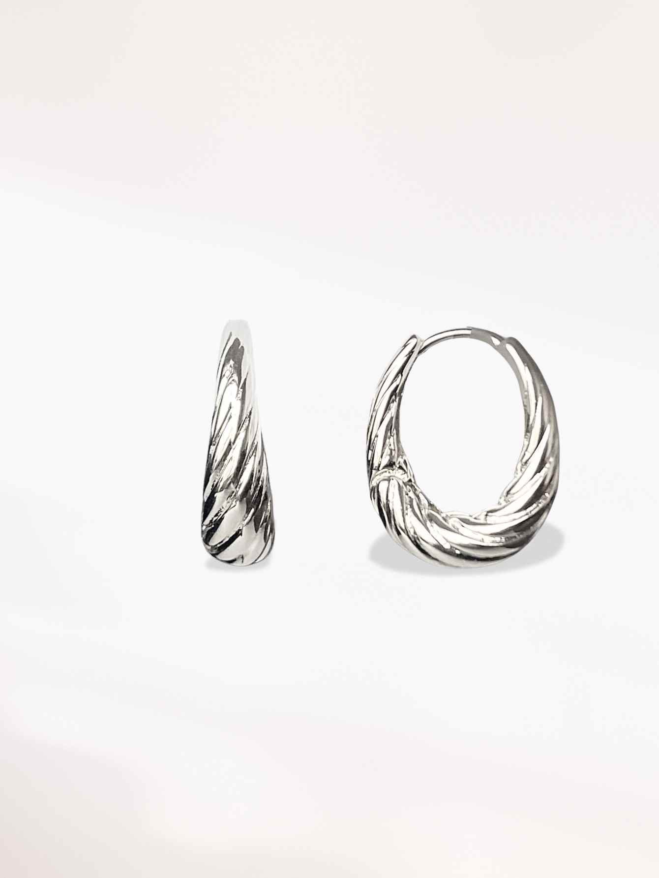 Silver Hoop Earrings