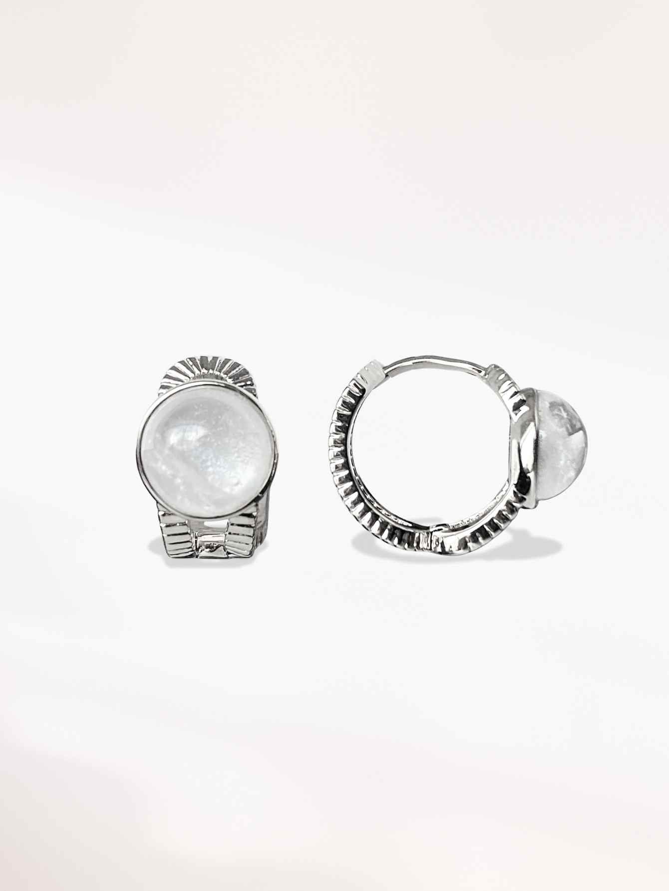 Silver Hoop Earrings