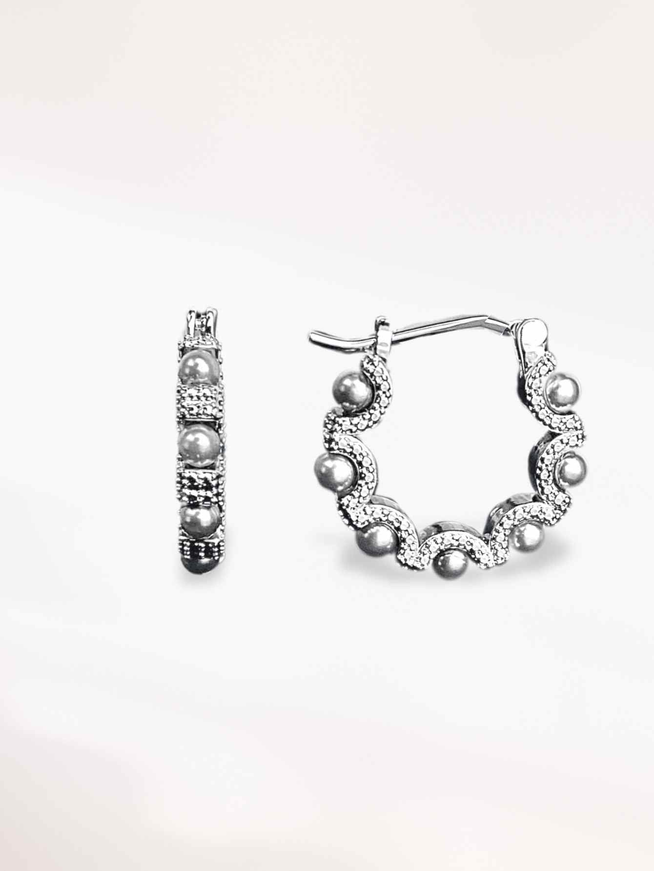 Silver Hoop Earrings