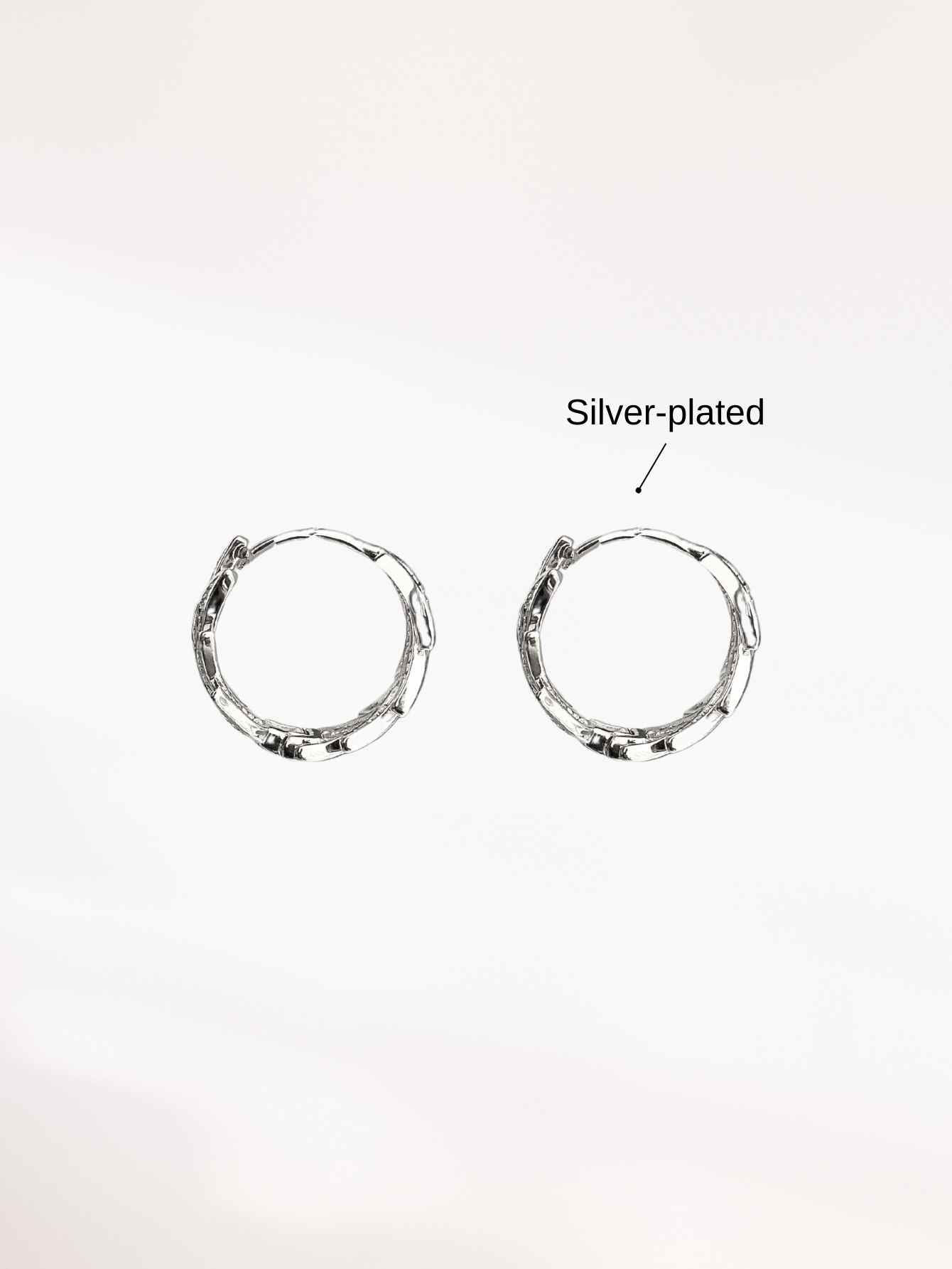 Silver Hoop Earrings
