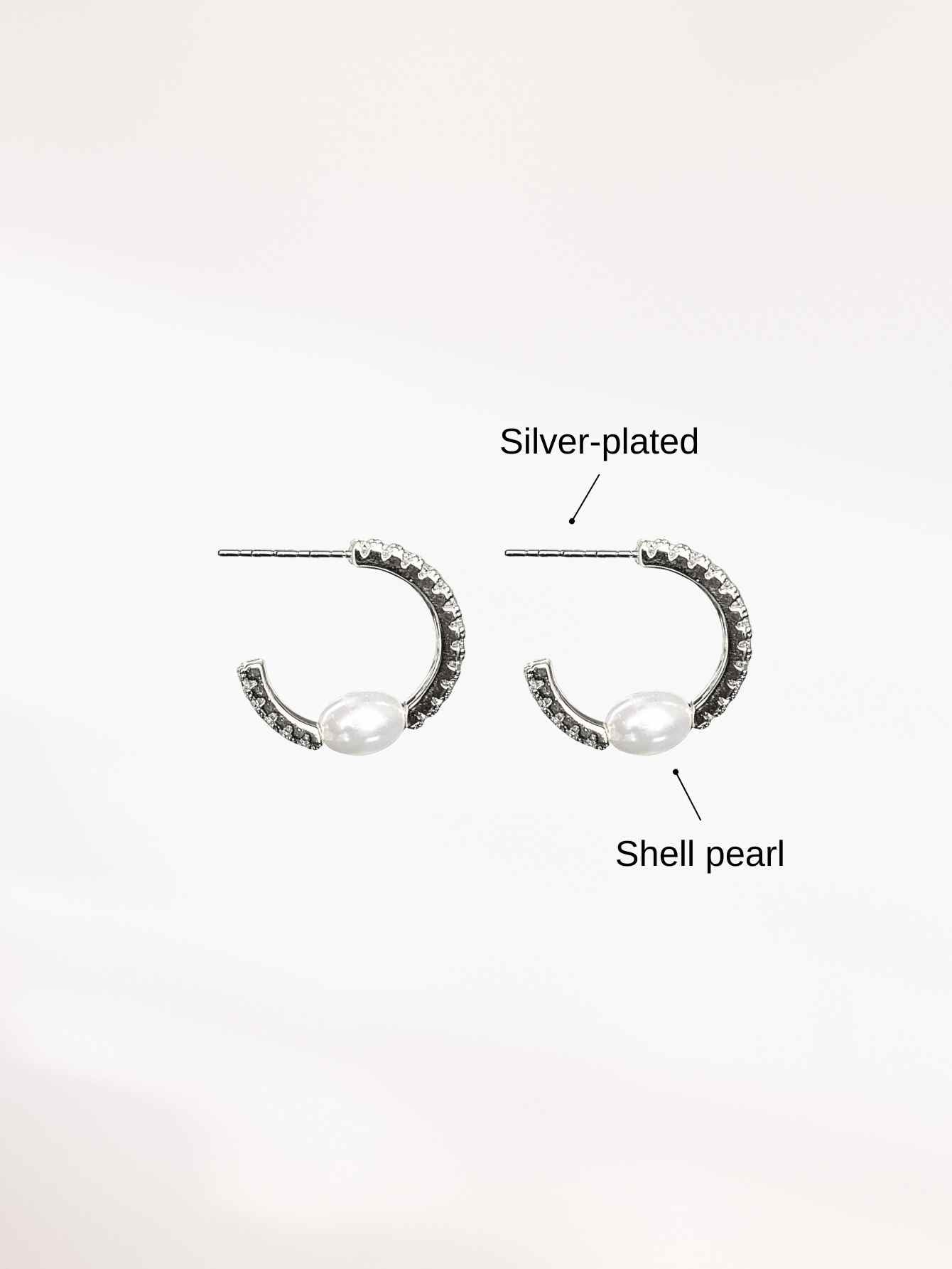 Shell Pearl Earrings