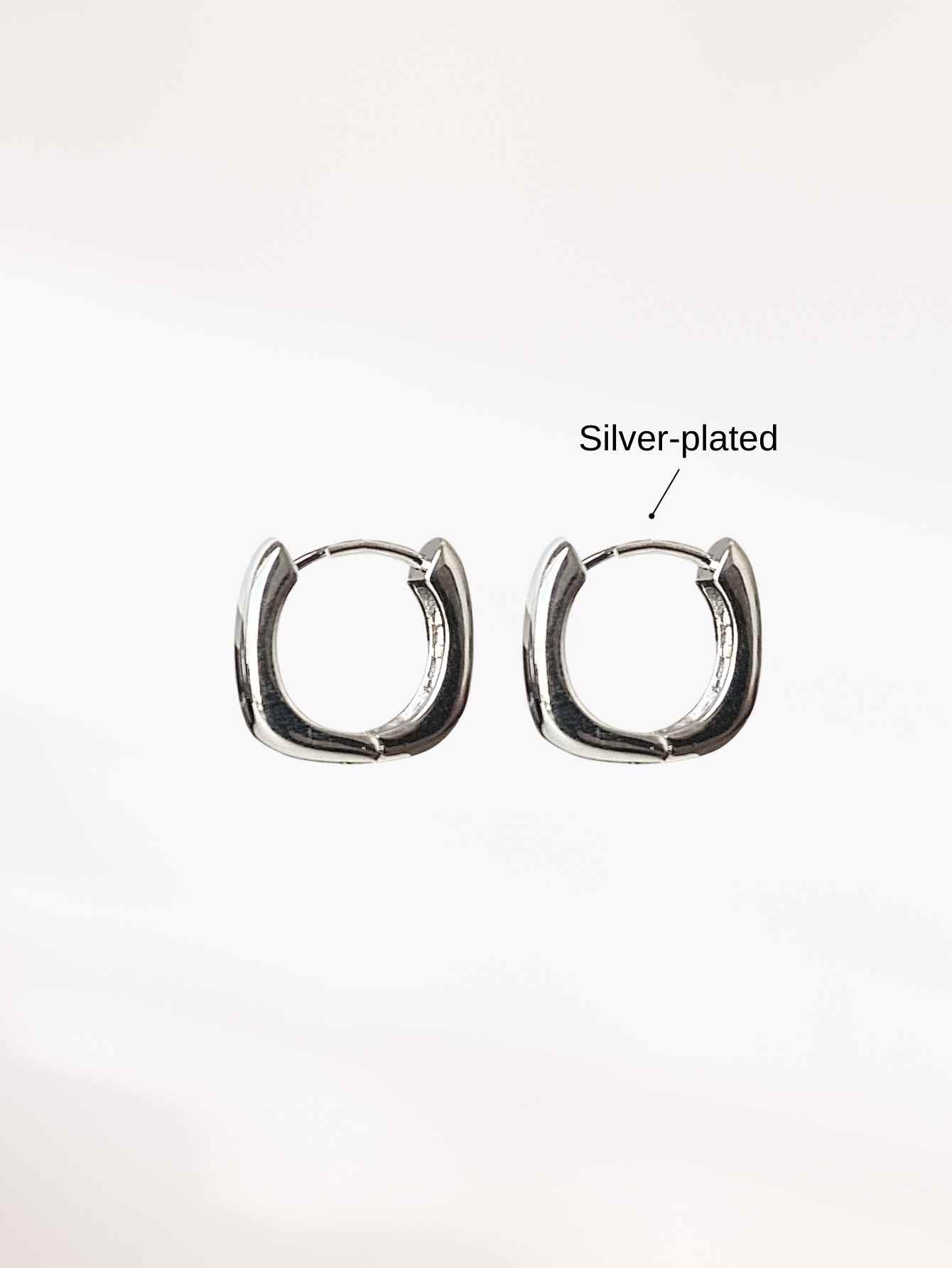 Silver Hoop Earrings