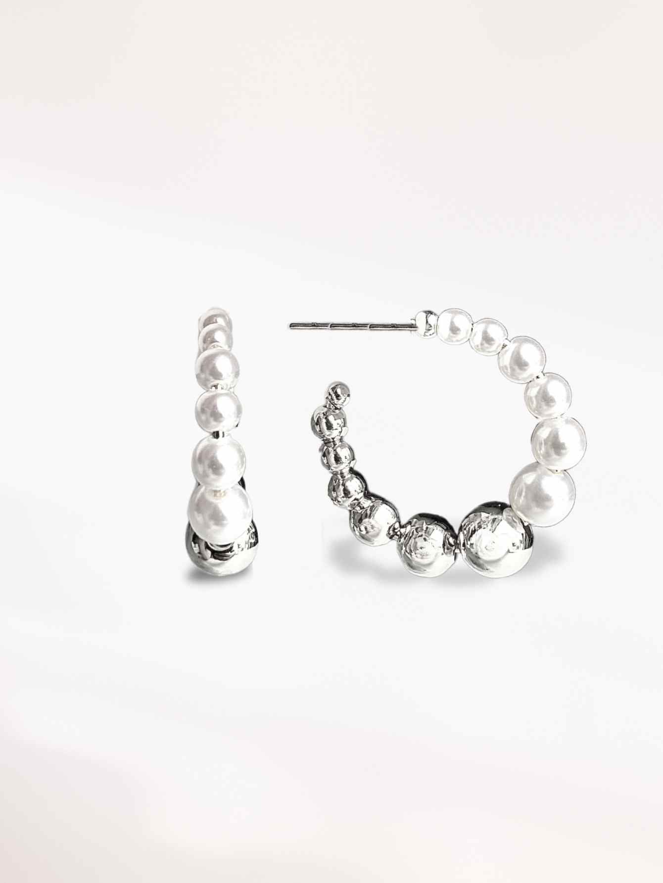Silver Hoop Earrings