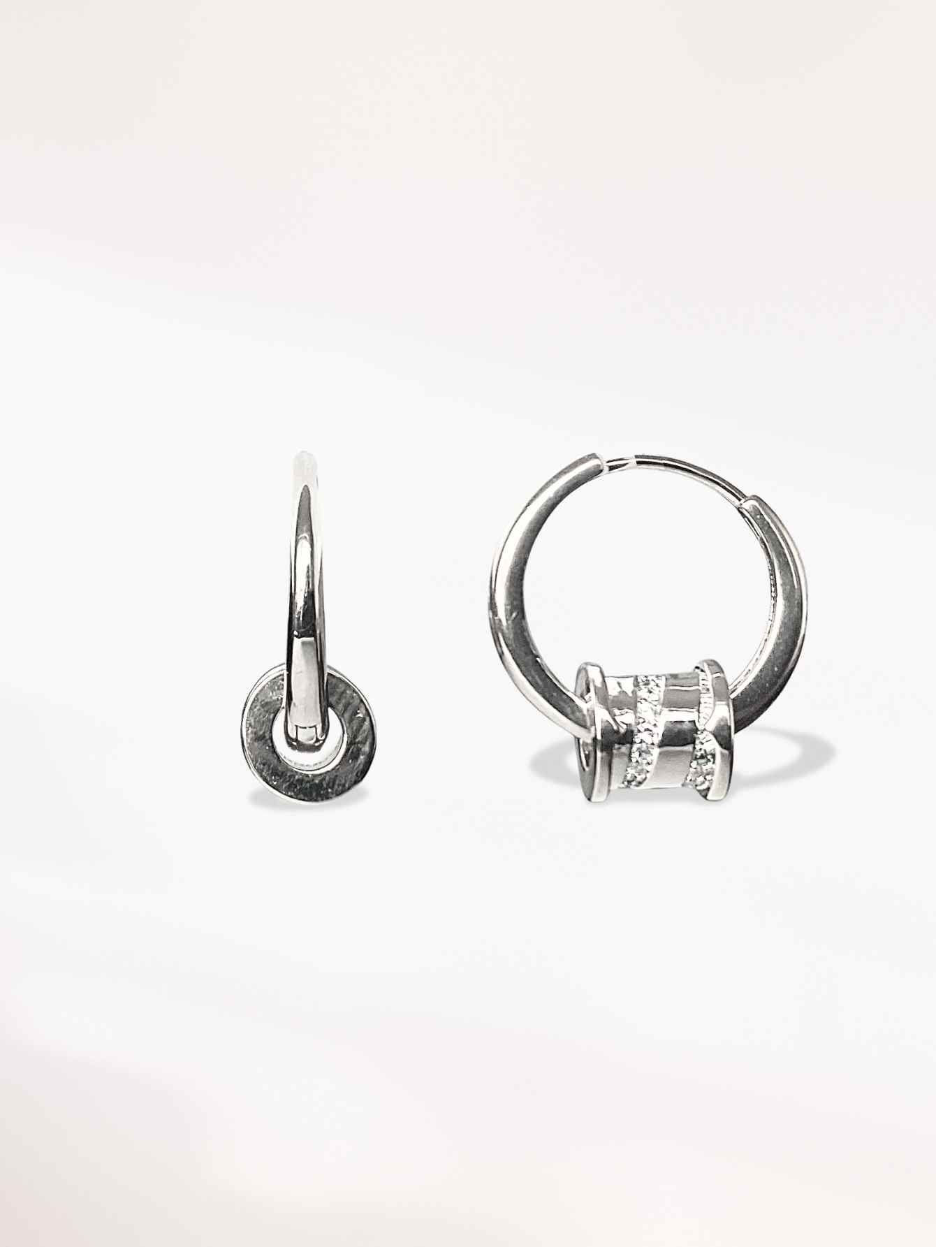 Silver Hoop Earrings