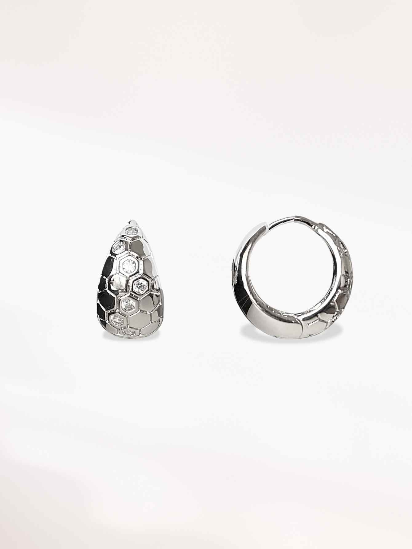 Silver Hoop Earrings