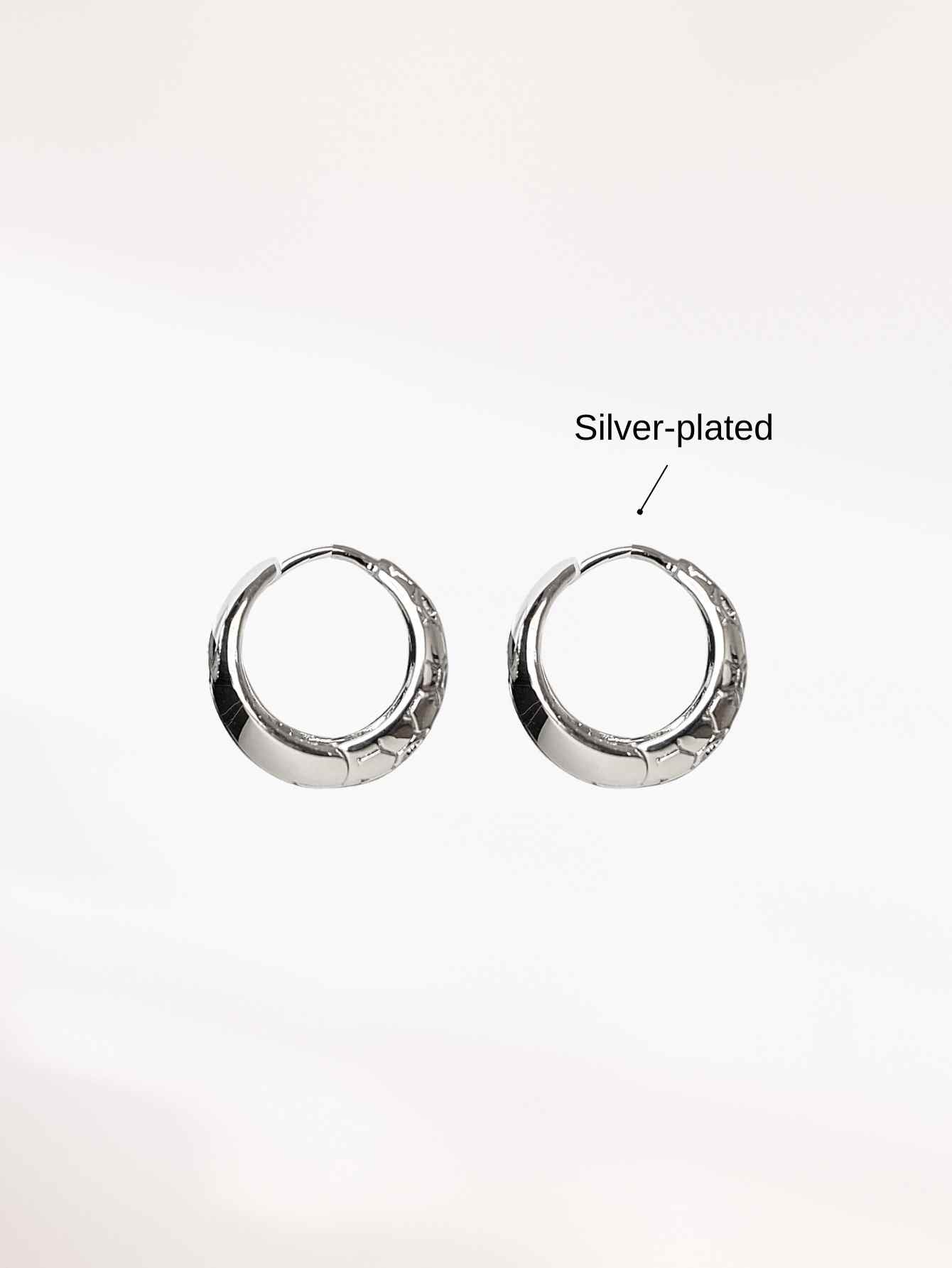 Silver Hoop Earrings