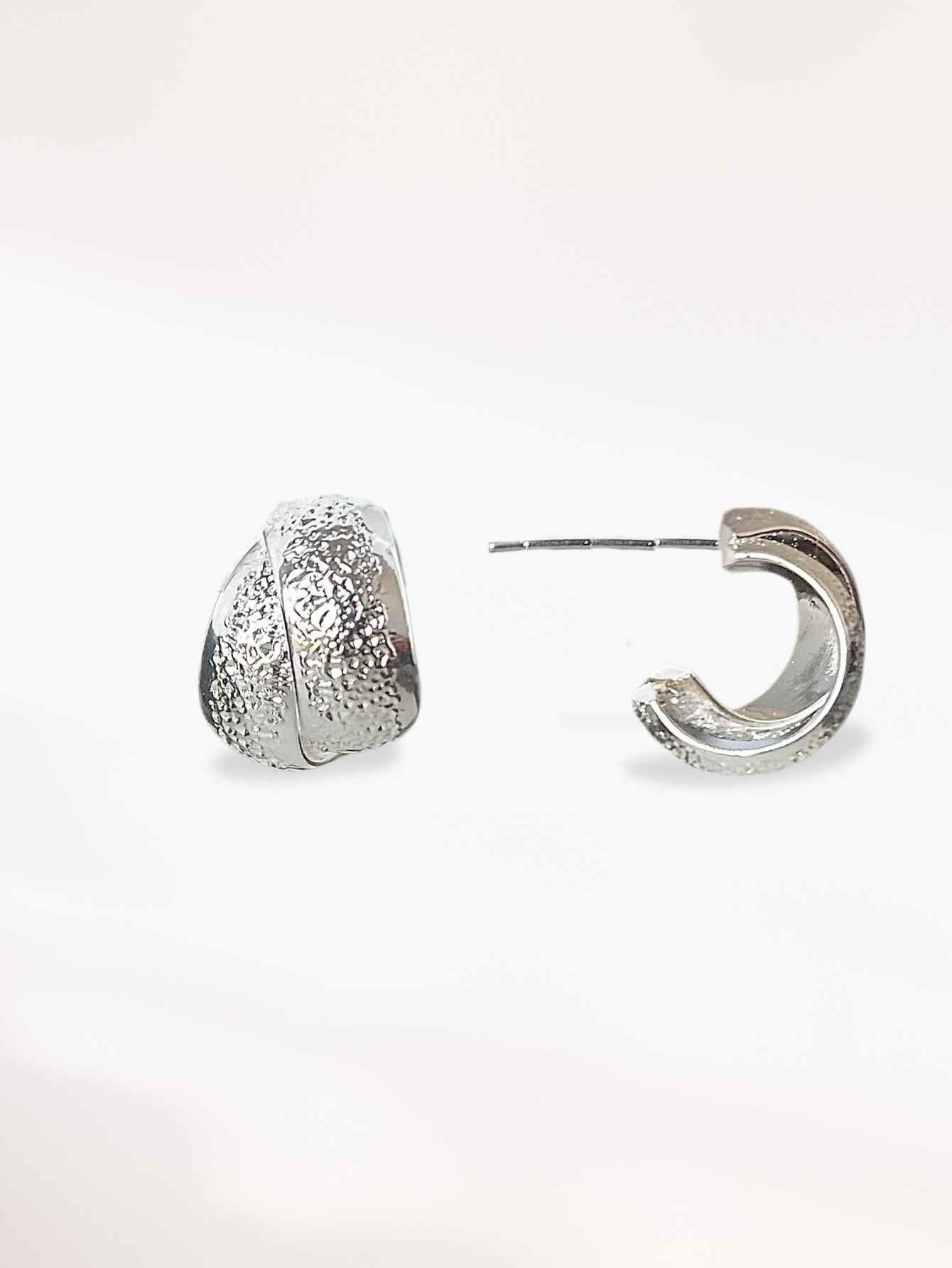 Silver Hoop Earrings