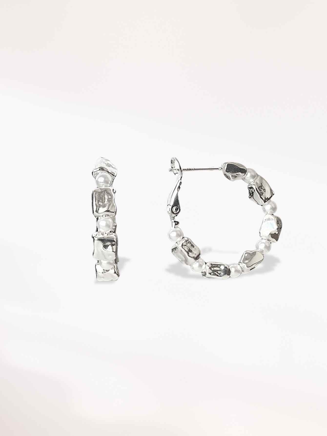 Silver Hoop Earrings