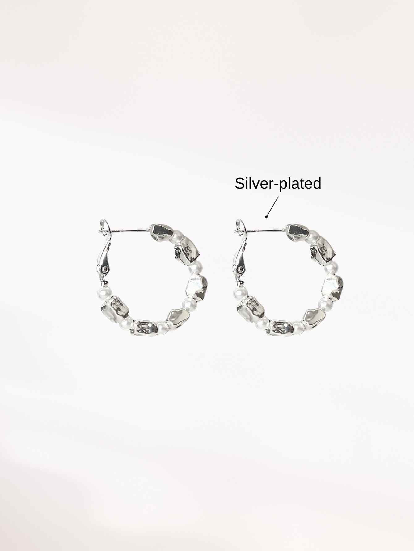 Silver Hoop Earrings