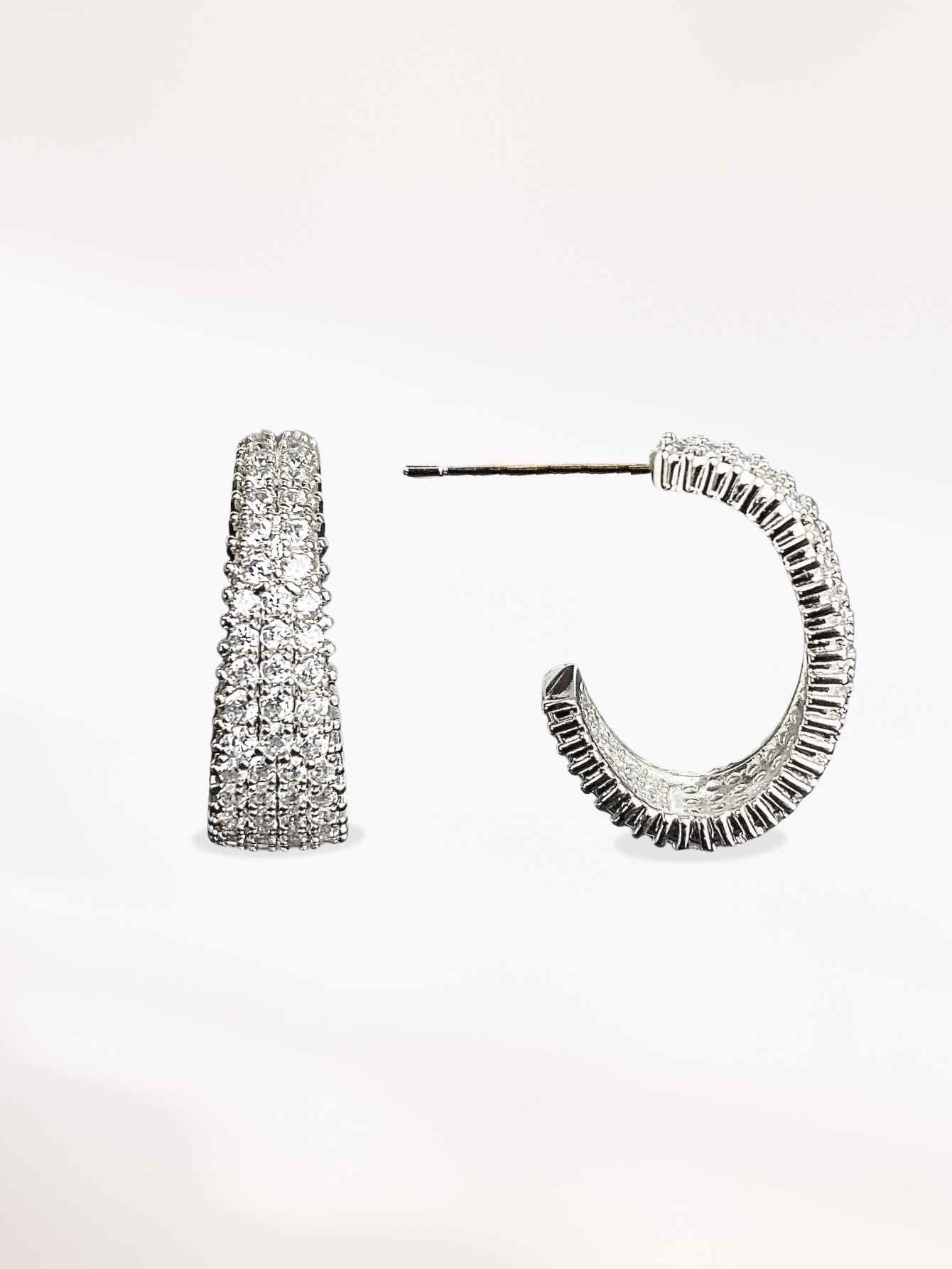 Silver Hoop Earrings