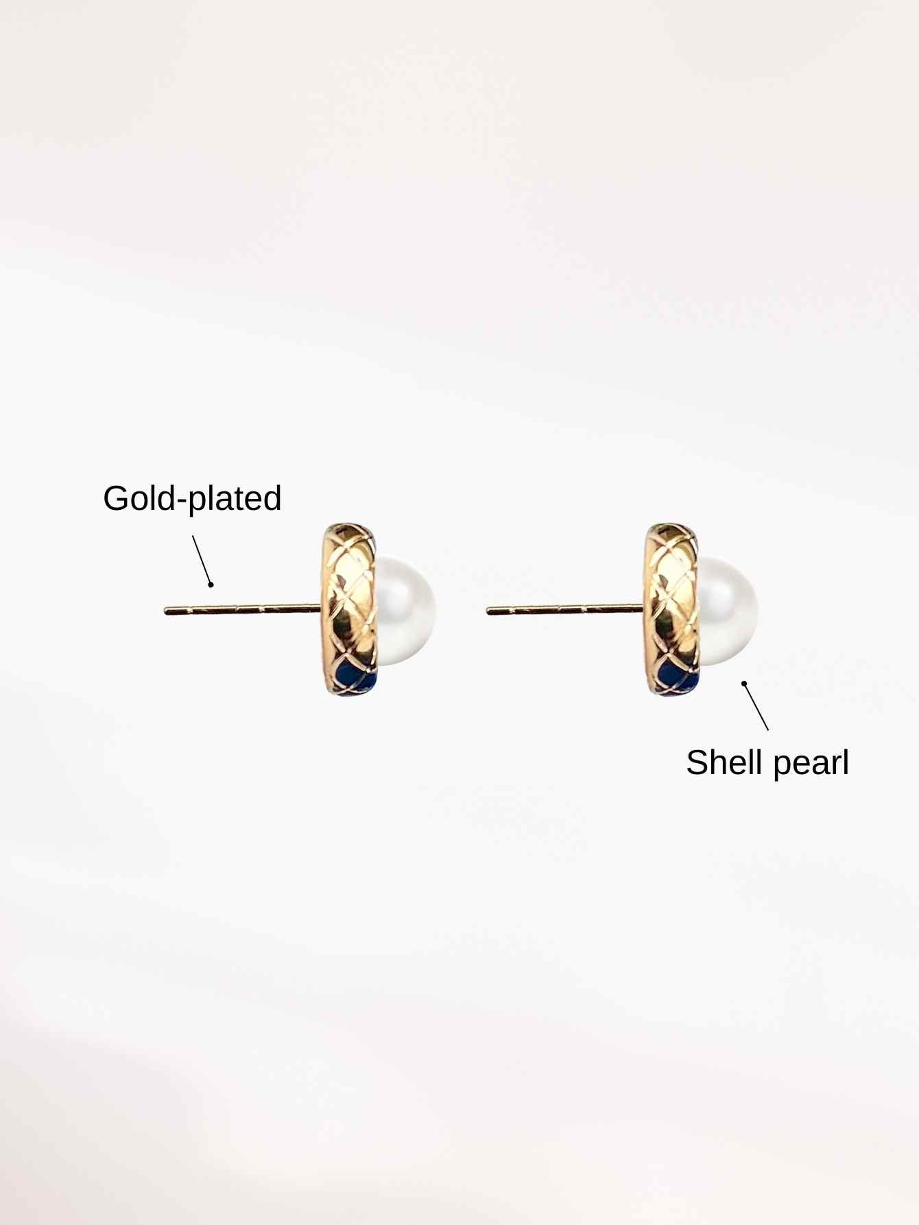 Shell Pearl Earrings