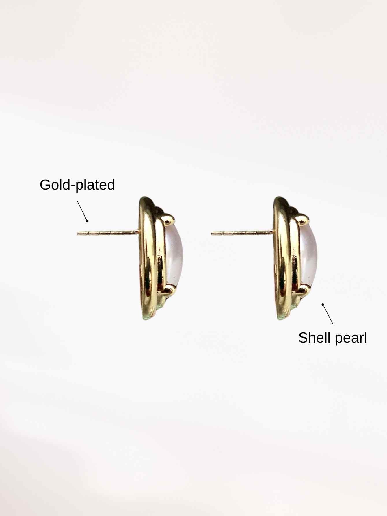 Shell Pearl Earrings