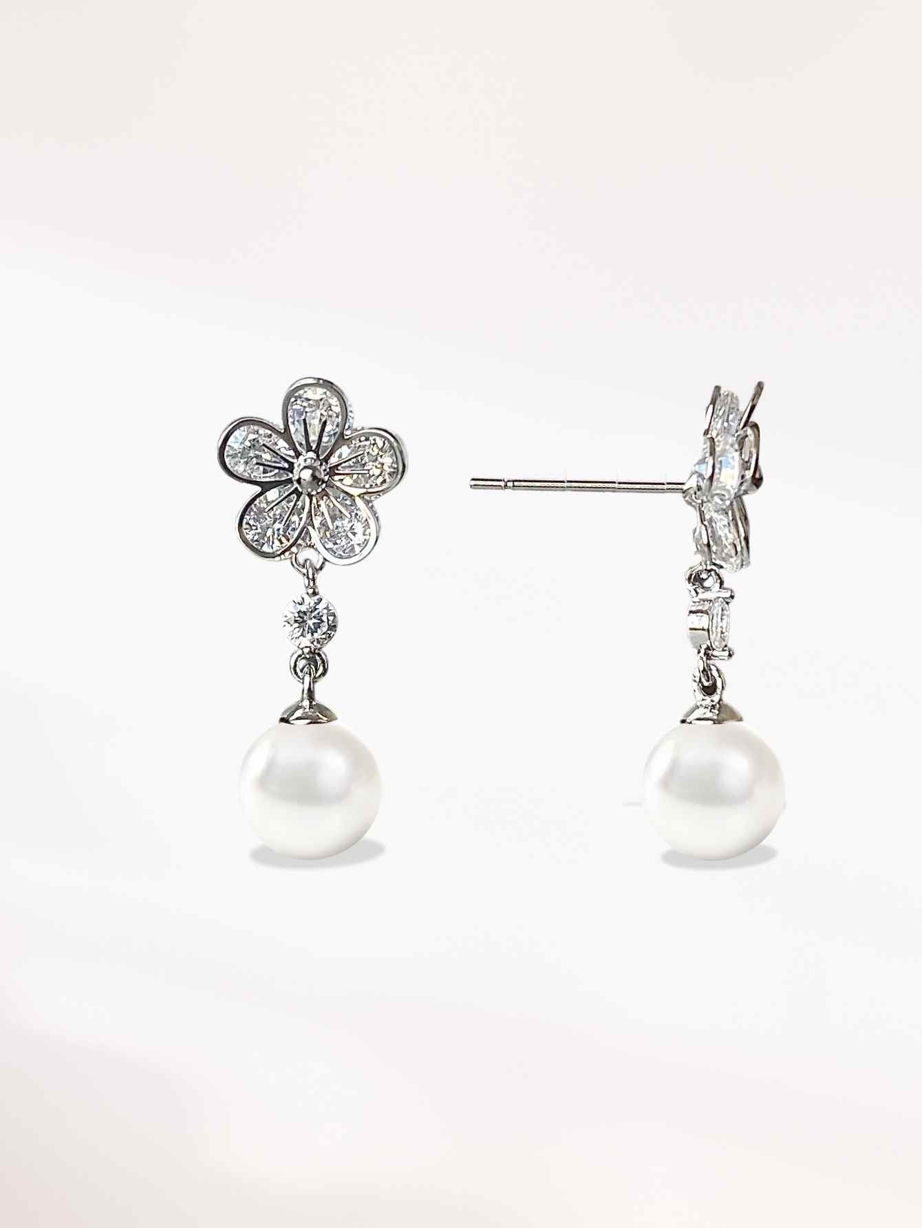 Shell Pearl Earrings