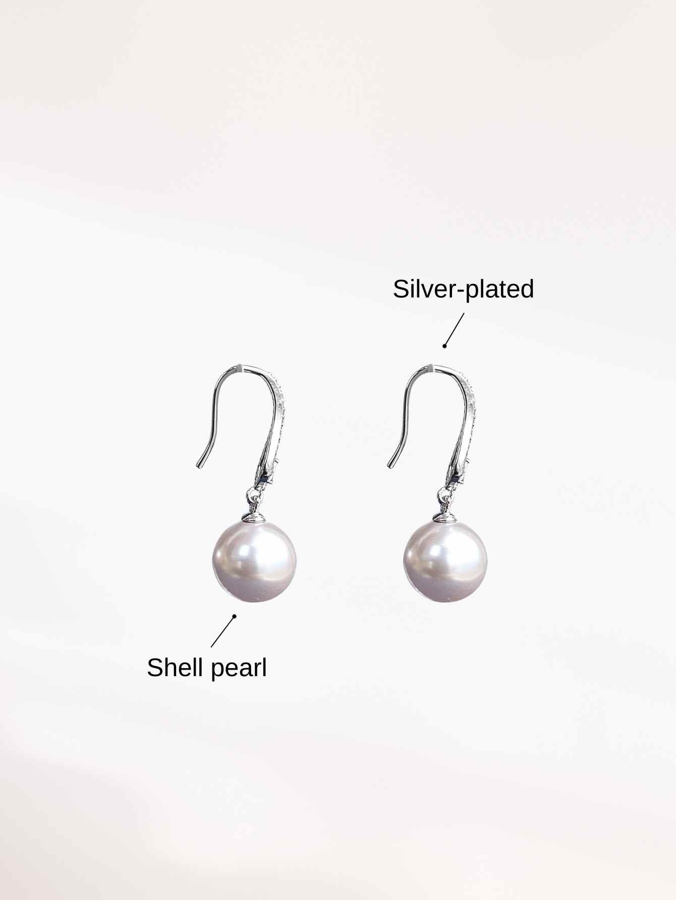 Shell Pearl Earrings