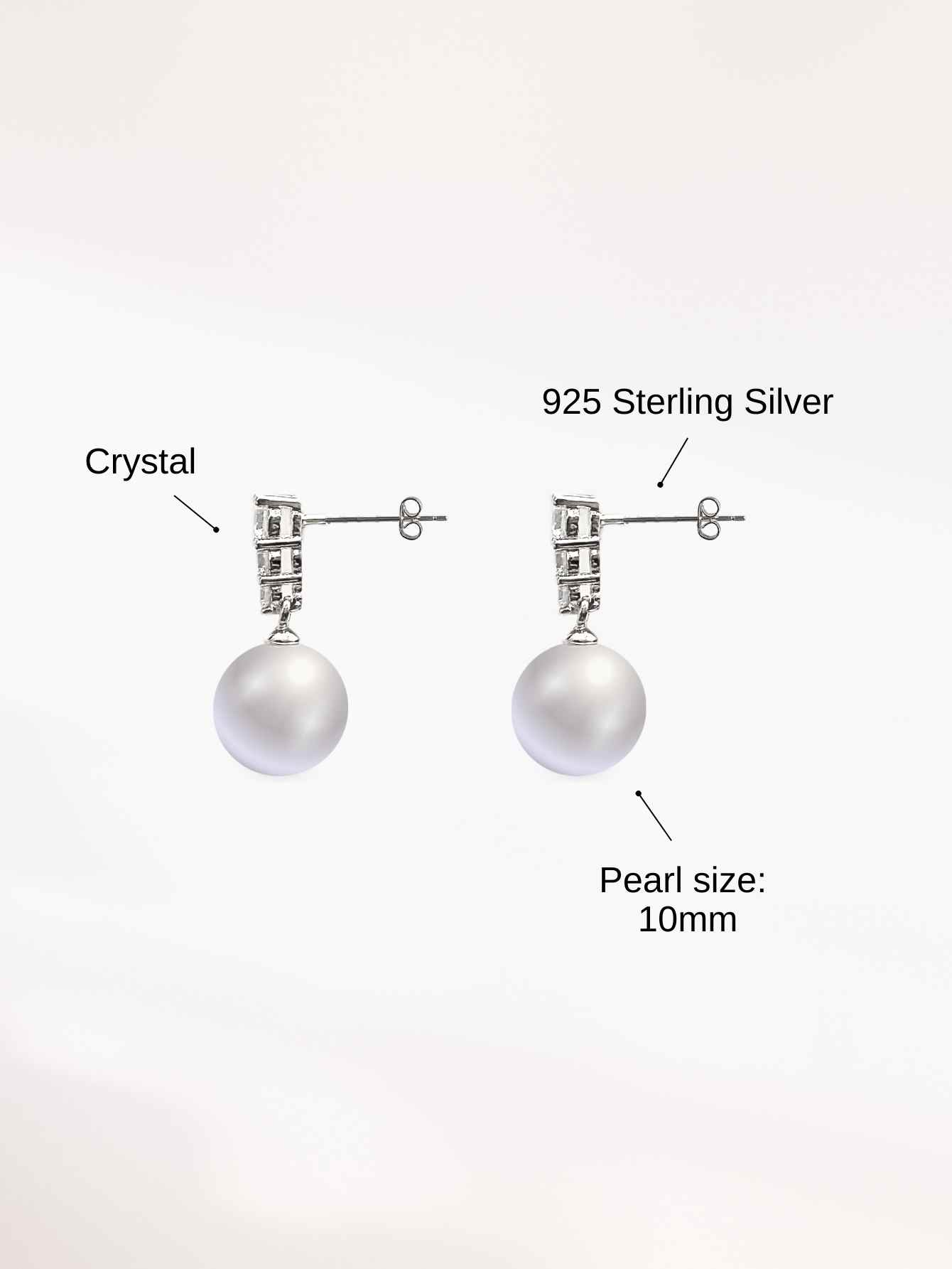 Pearl & Crystal Earrings