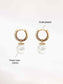 Pearl Hoop Earrings