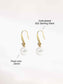 Gold Pearl & Crystal Earrings