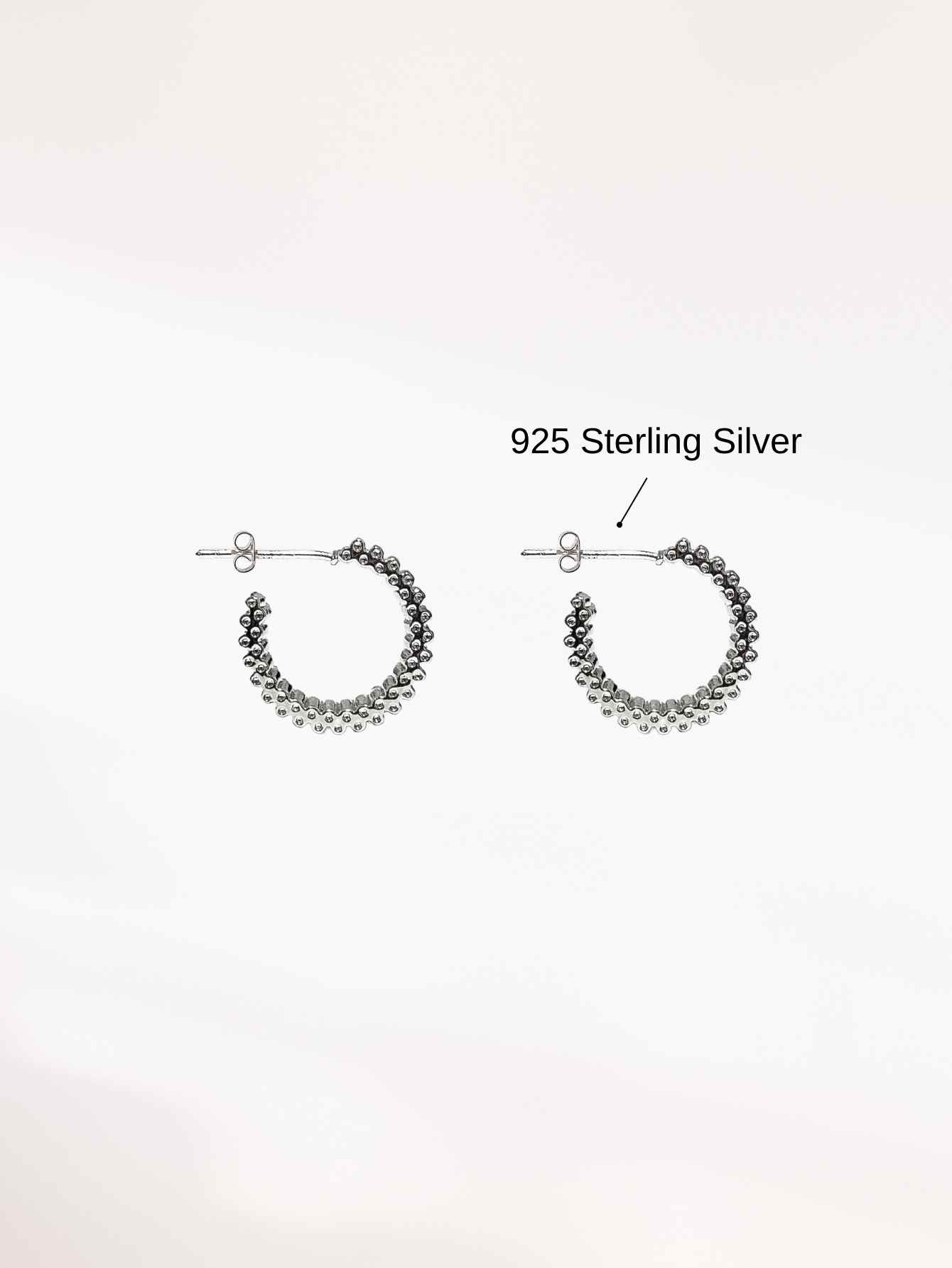 Silver Hoop Earrings