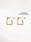 Matte Gold Earrings