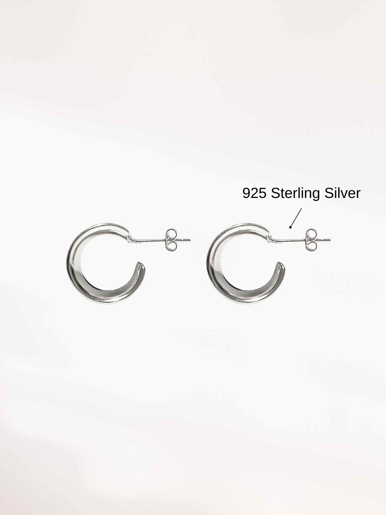 Silver Hoop Earrings