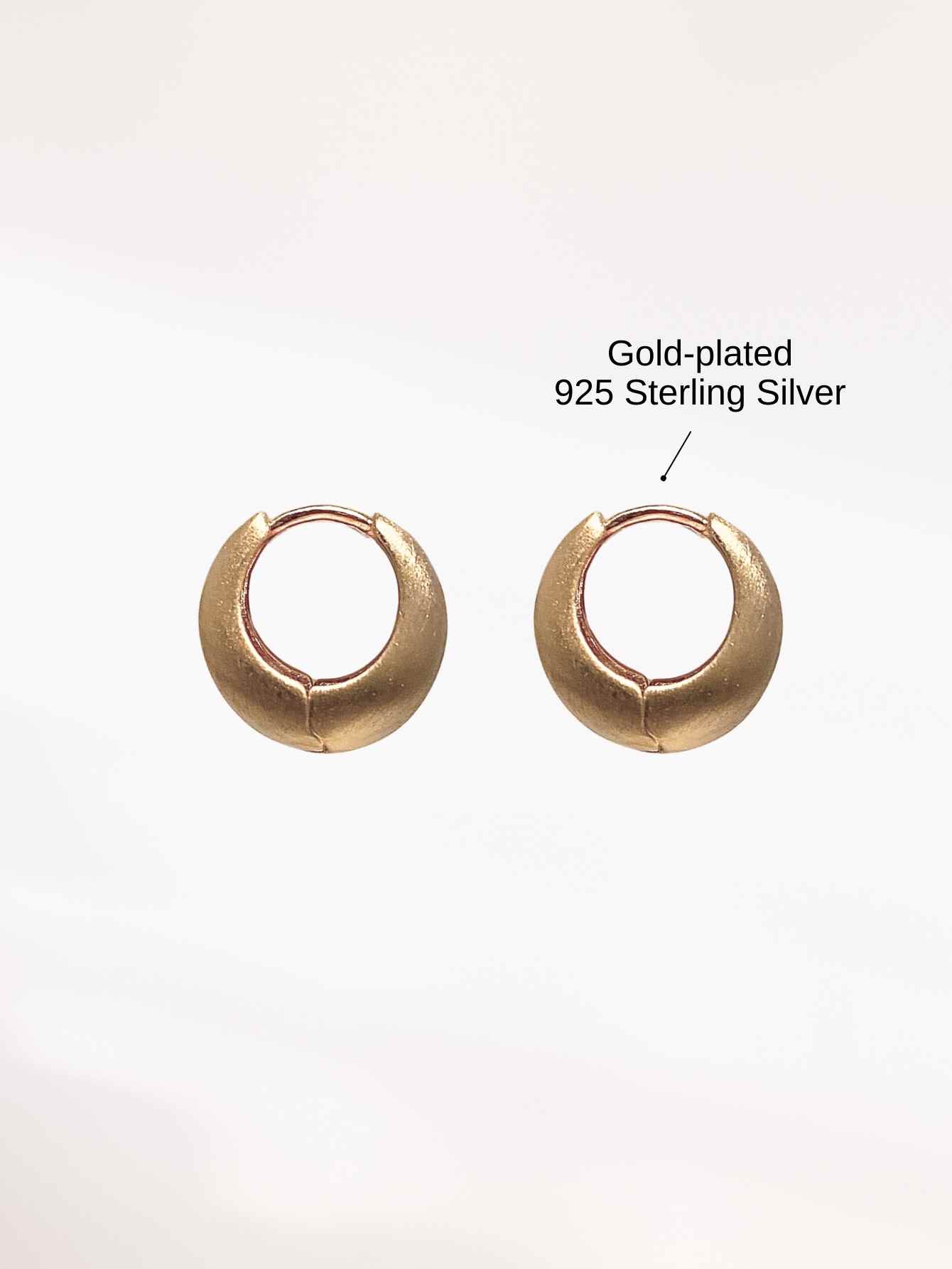 Matte Hoop Earrings