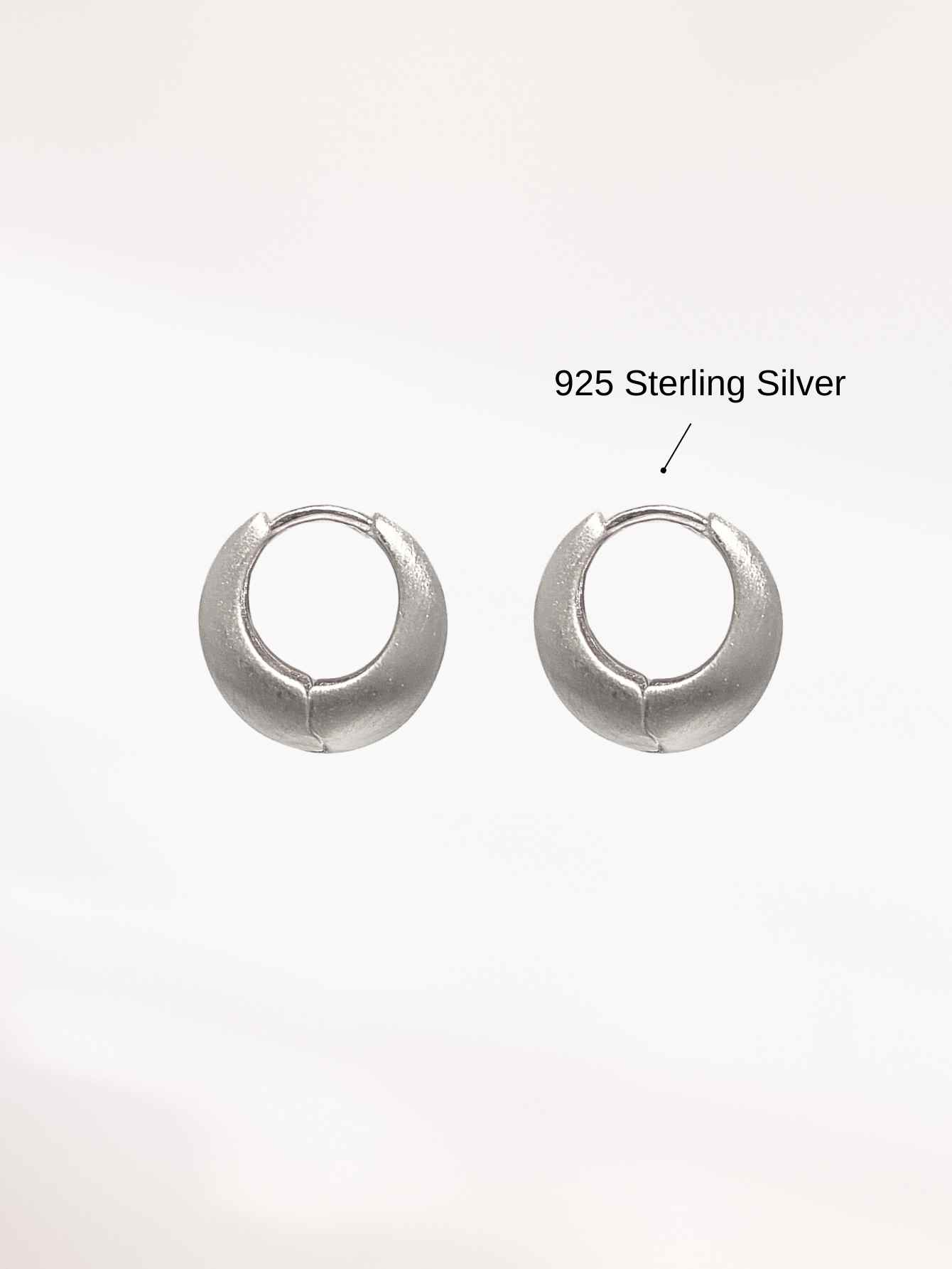 Matte Hoop Earrings