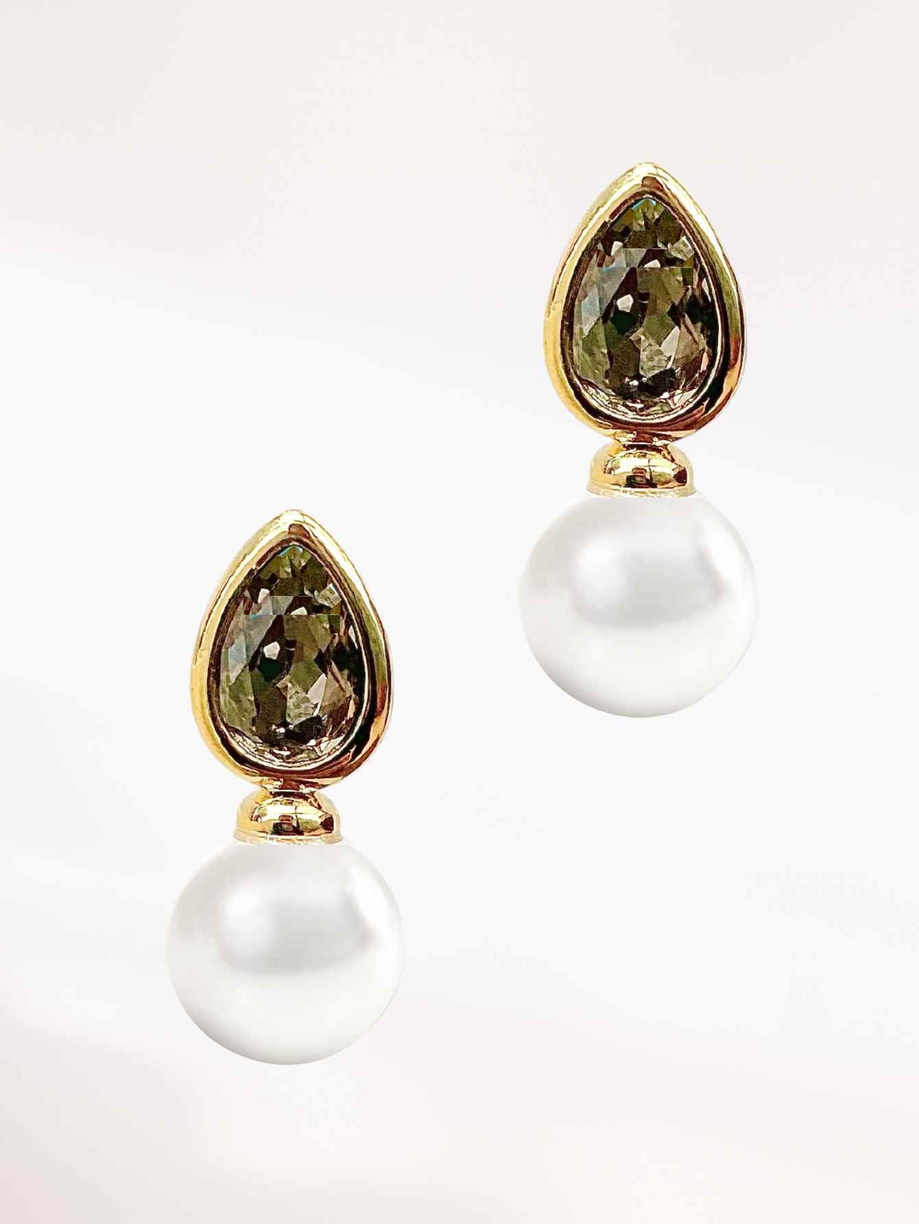 Pearl & Crystal Earrings