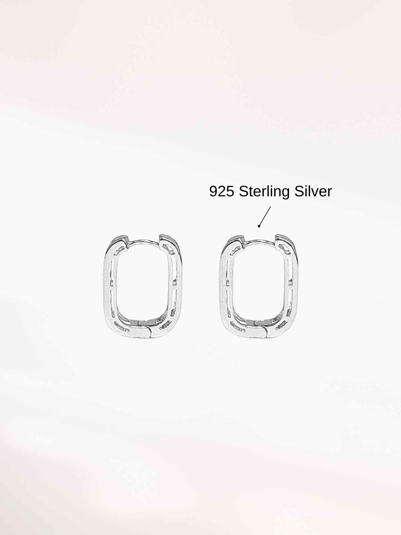 Silver Hoop Earrings