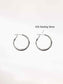 Silver Hoop Earrings