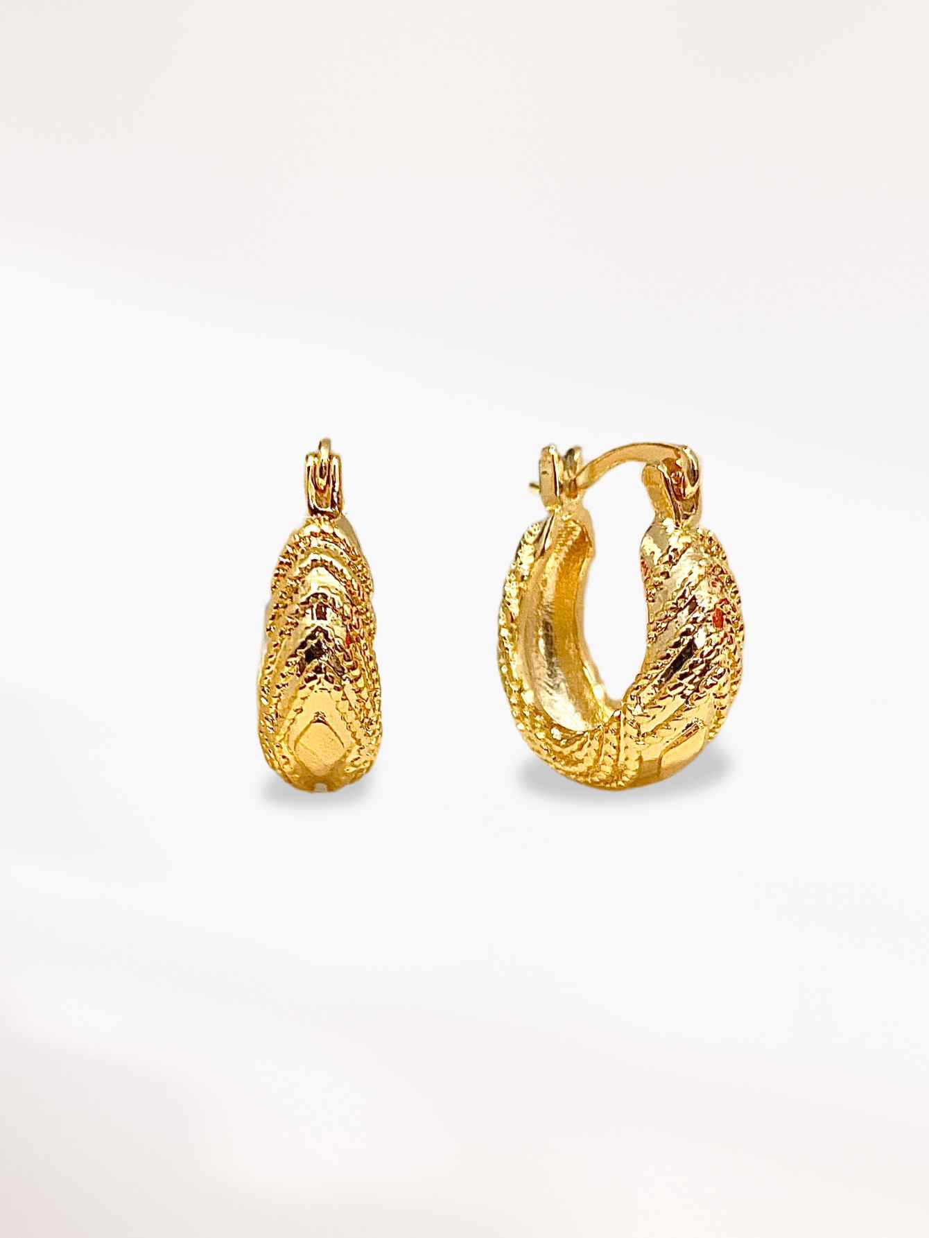 Gold Hoop Earrings